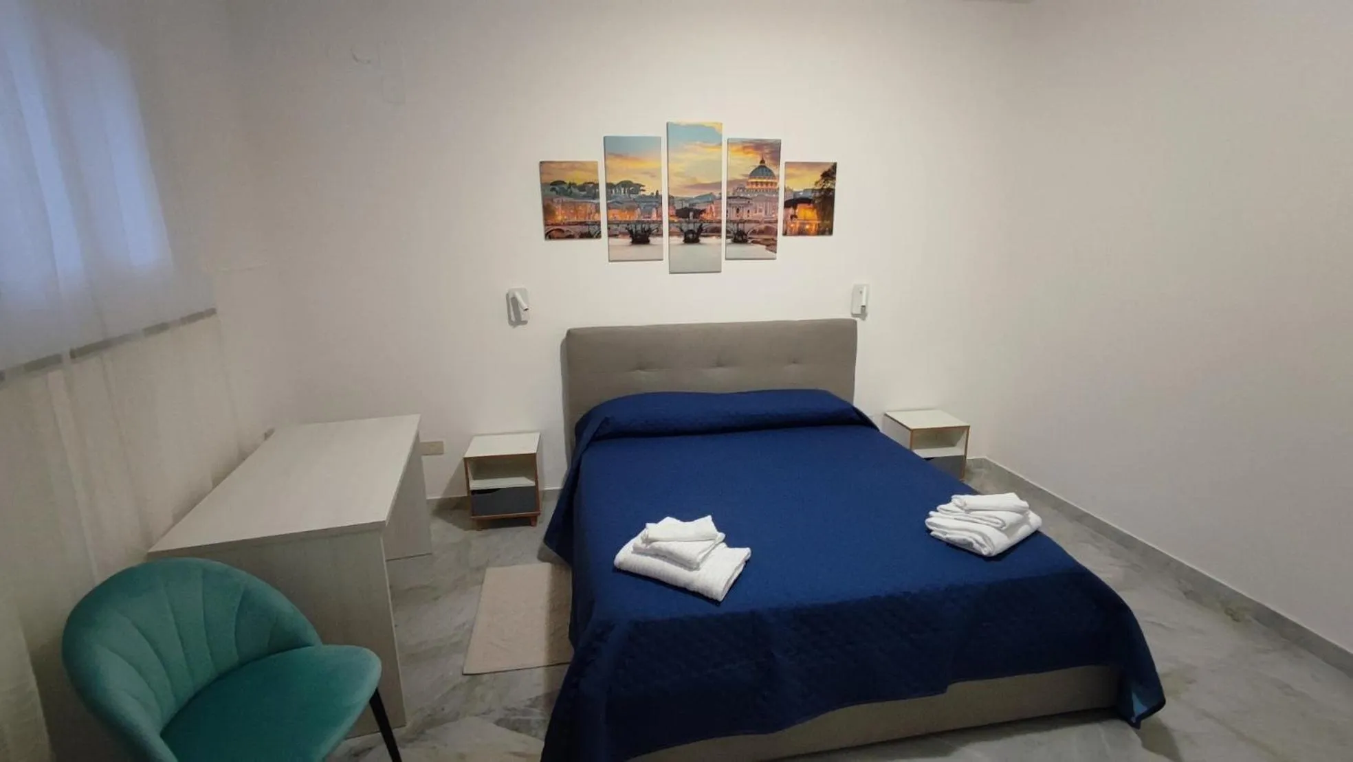 View (from property/room), Bed in VATICAN GREEN GARDEN