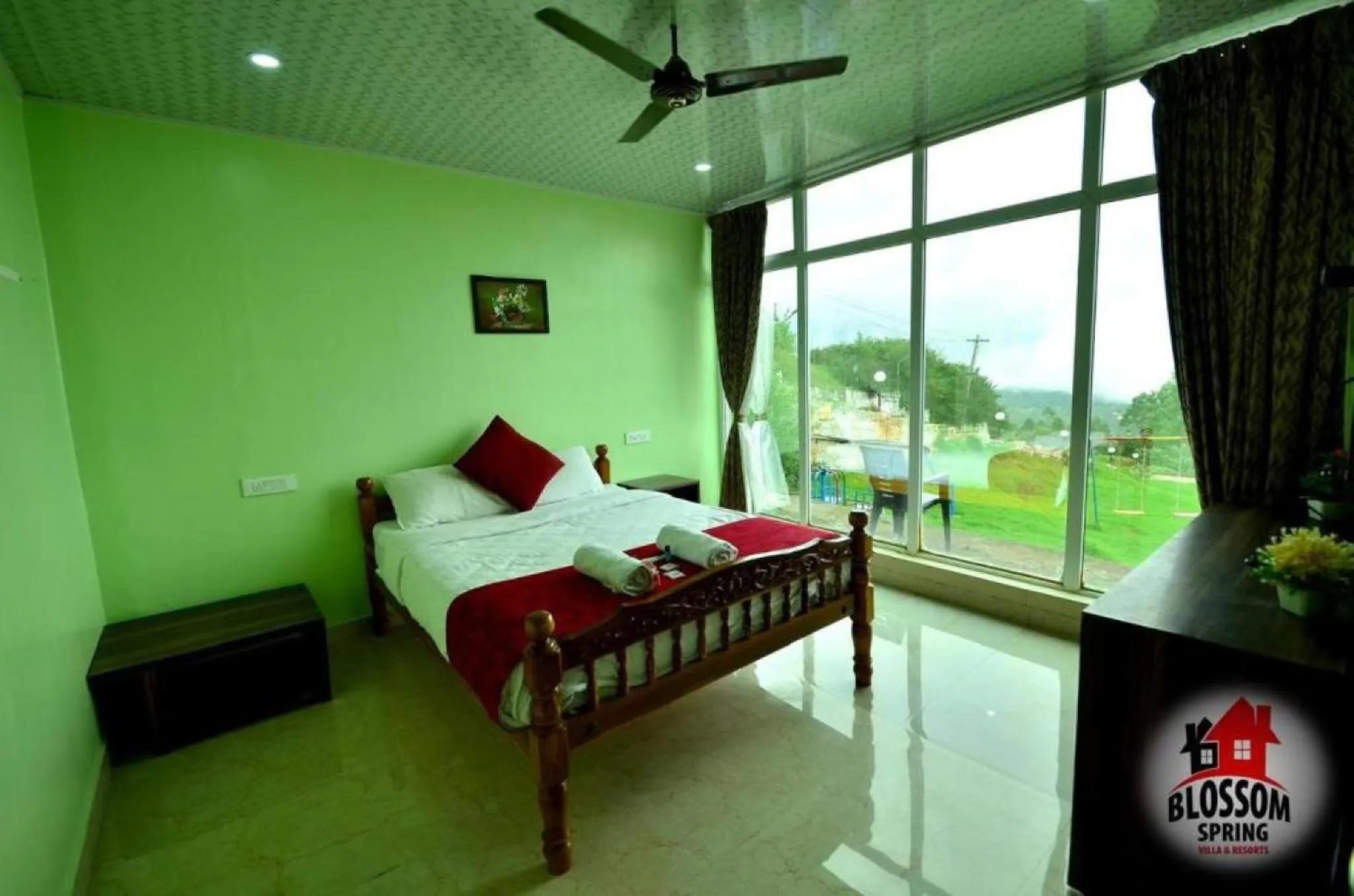 Bedroom, Bed in Blossom Spring Villa