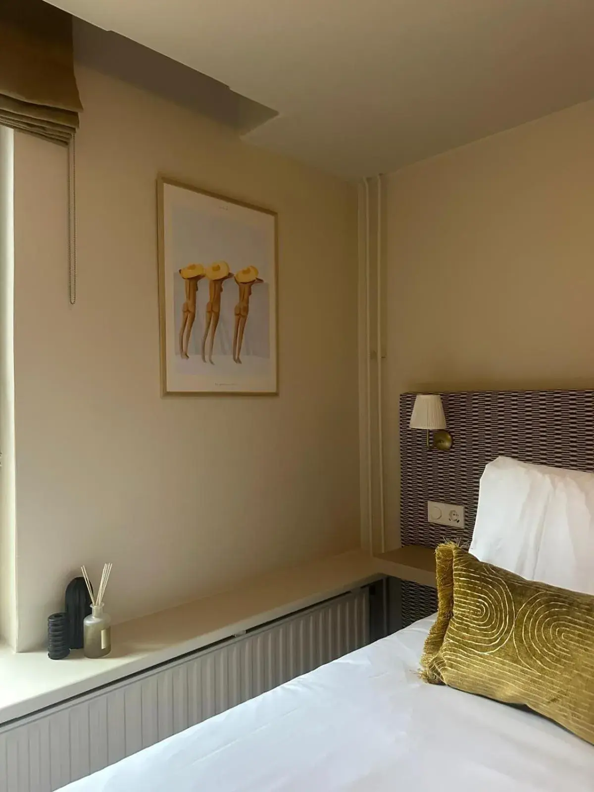 Bedroom, Bed in Hotel Atlas Vondelpark Bedroom, Bed in Hotel Atlas Vondelpark