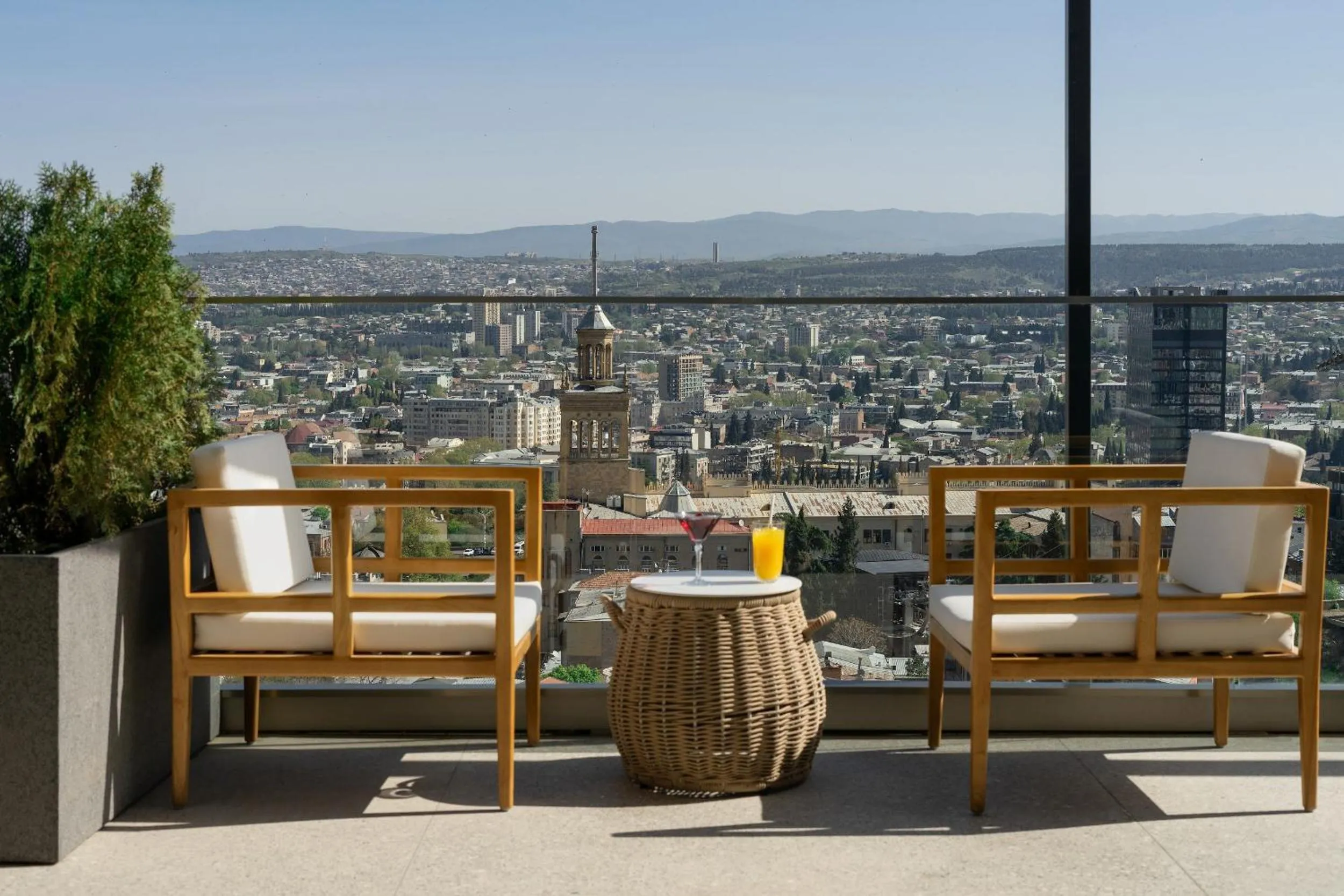 Patio in Castor & Pollux Hotel