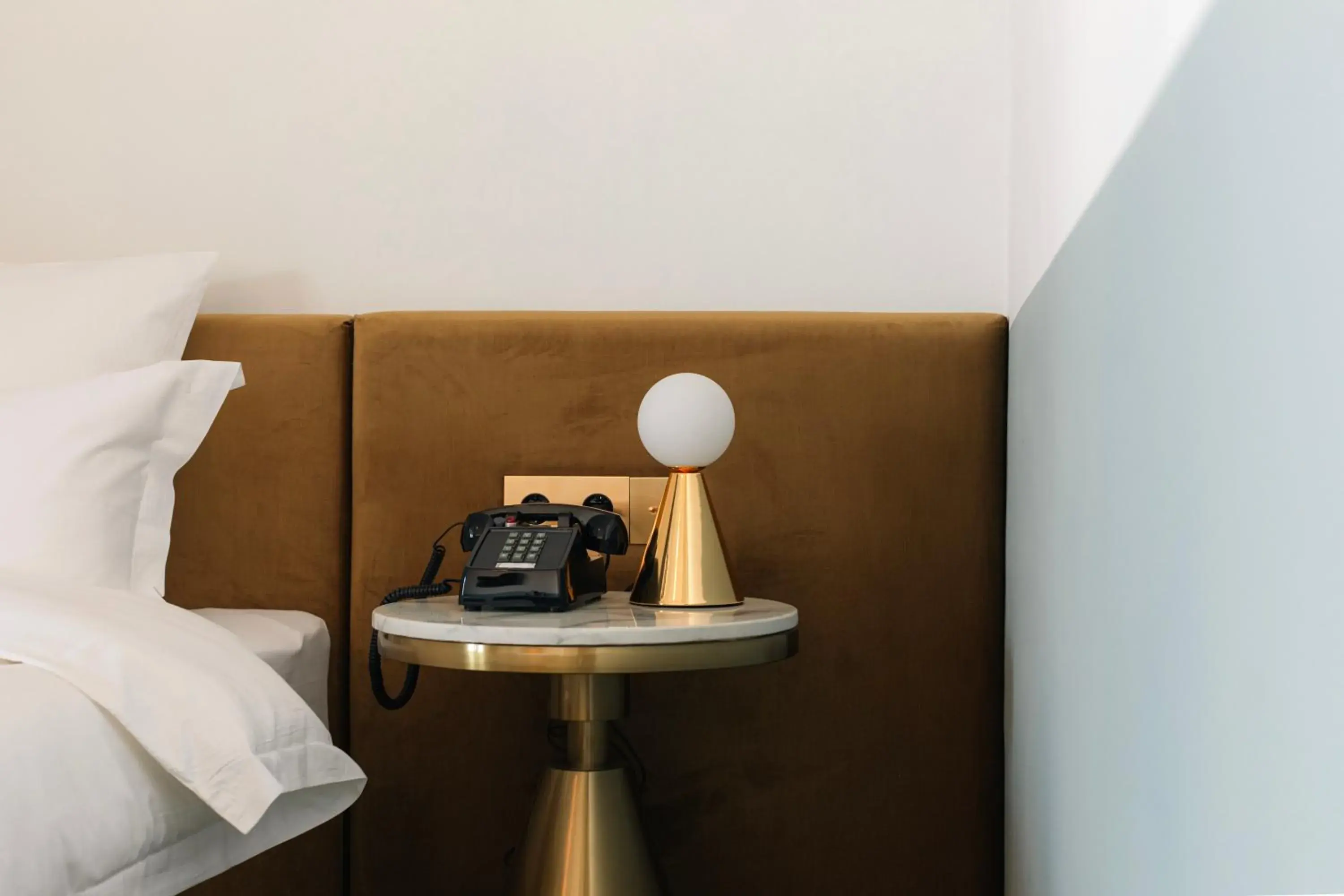 Bed in Castor & Pollux Hotel Bed in Castor & Pollux Hotel