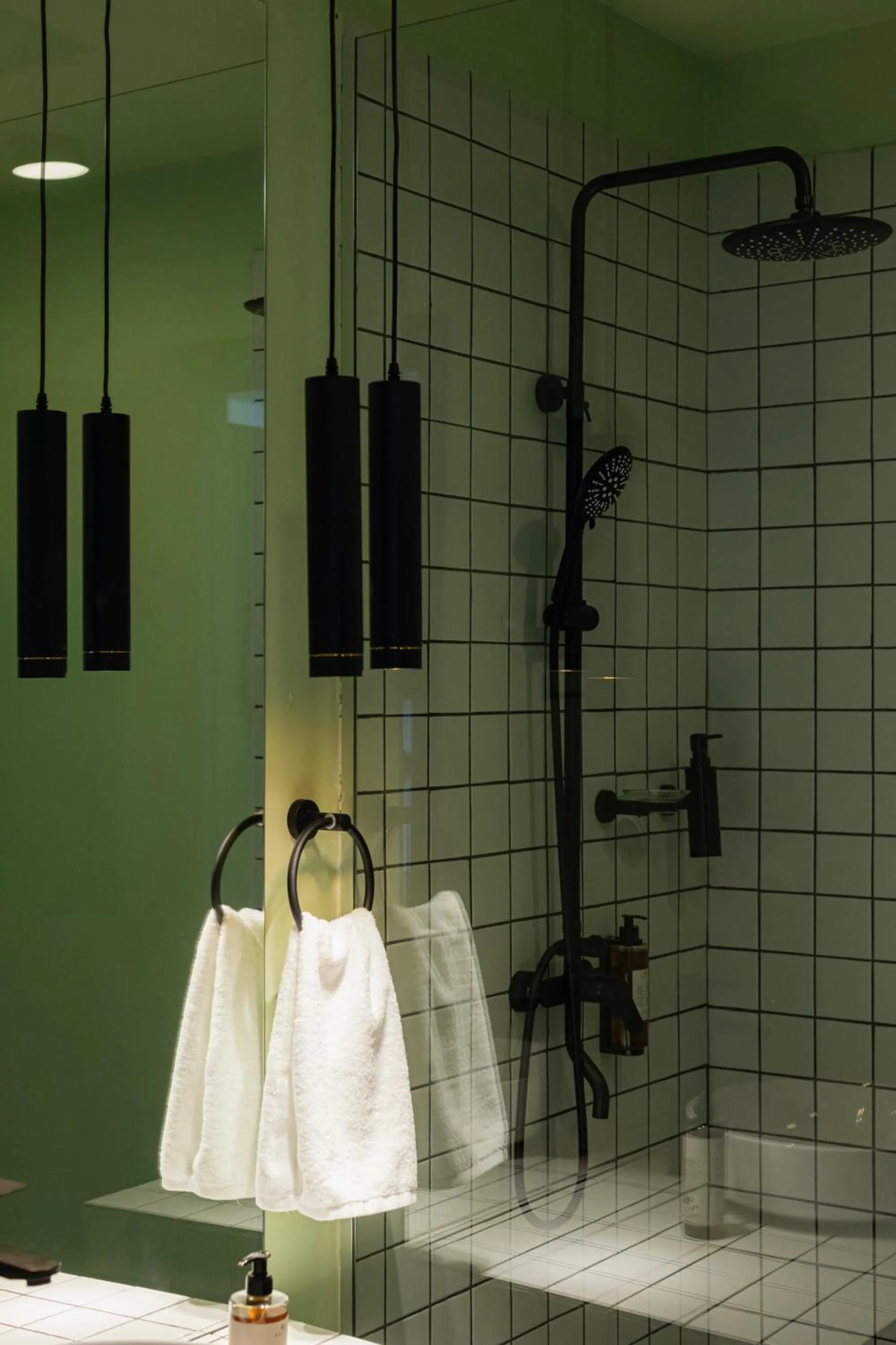 Shower in Castor & Pollux Hotel
