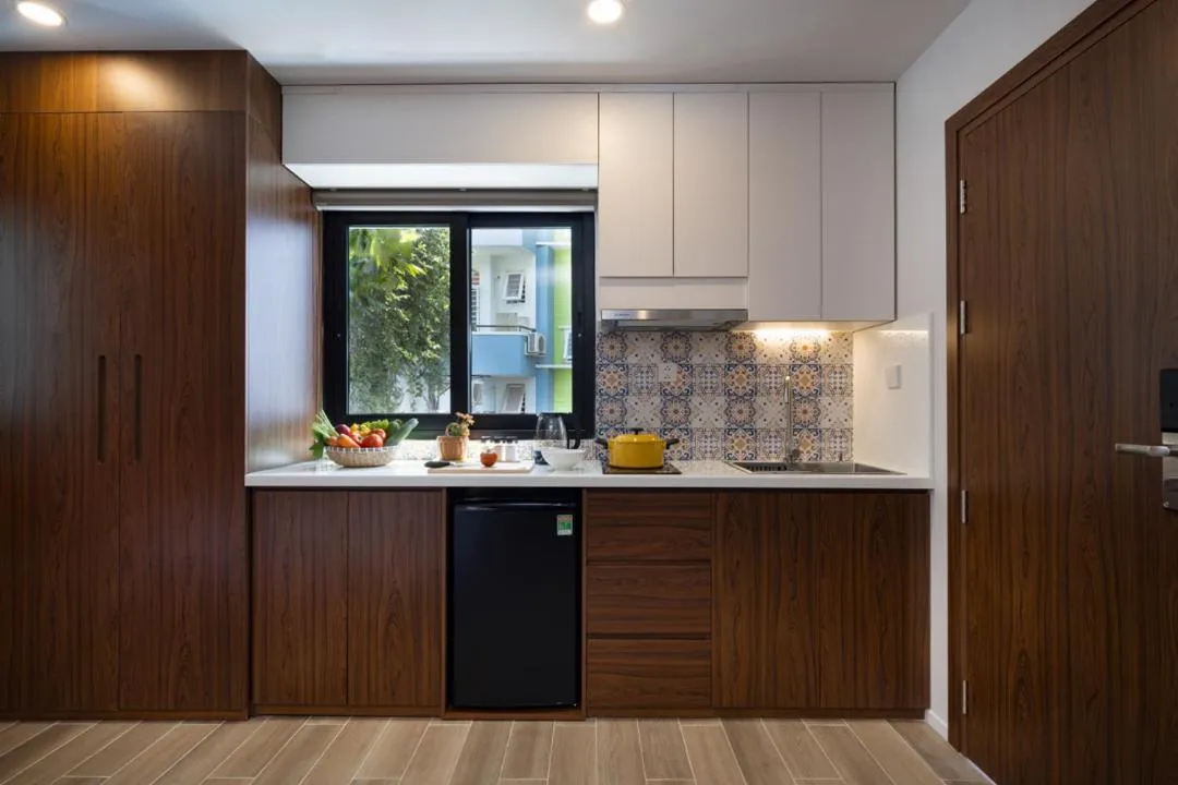 Kitchen or kitchenette in Terracotta Villa Saigon