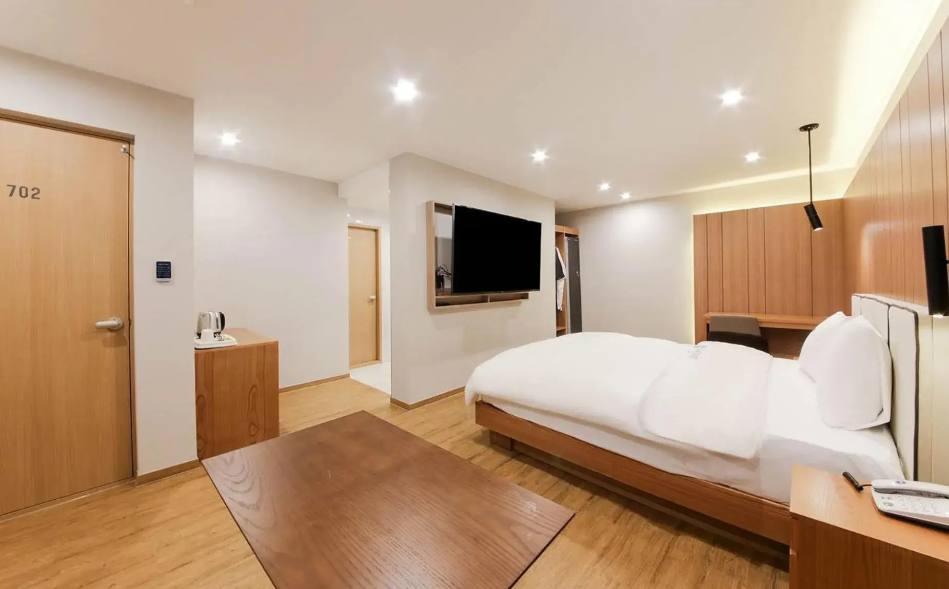 Bed in H Avenue Hotel in Gyeongju Bed in H Avenue Hotel in Gyeongju