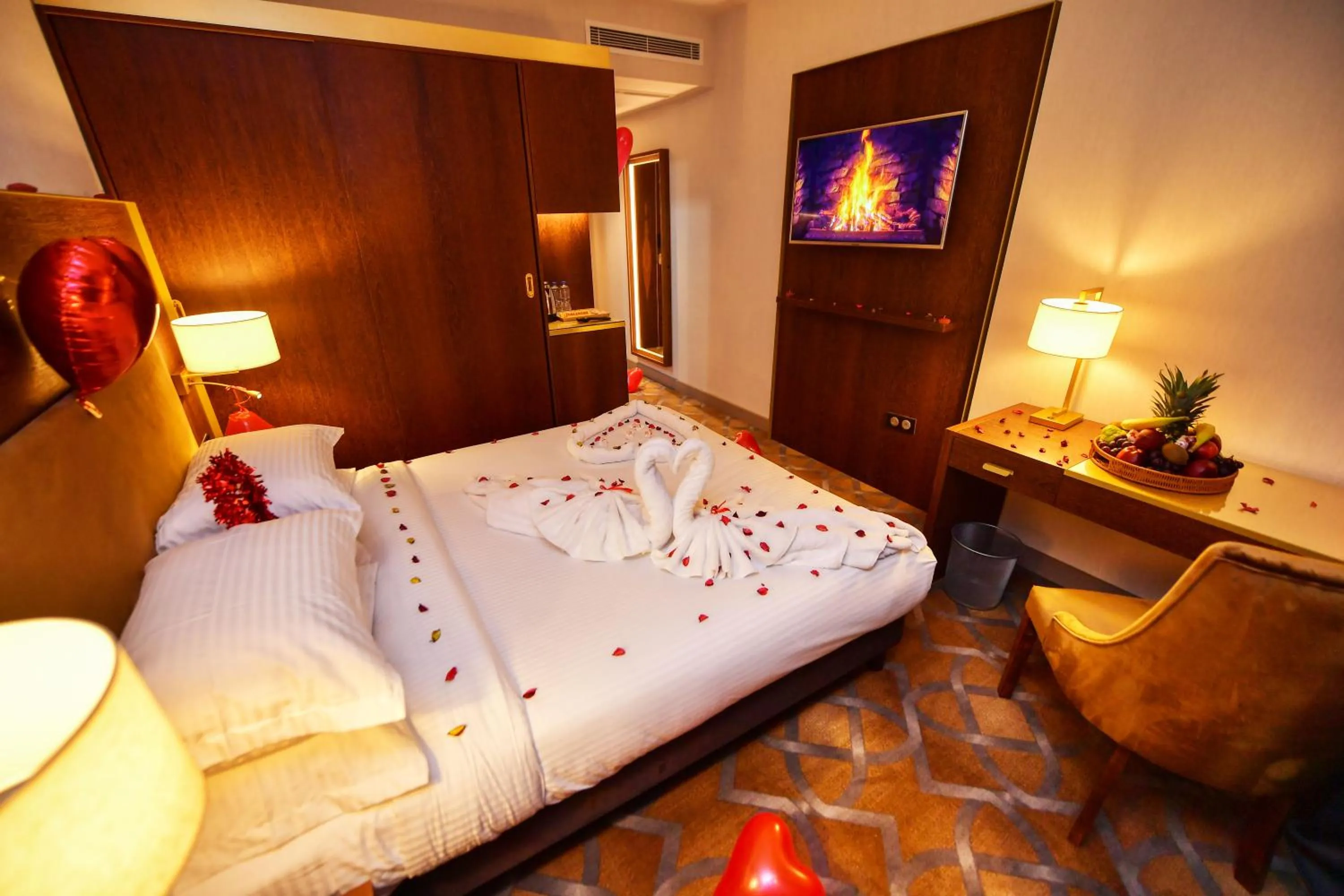 Bed in LE PALME HOTEL