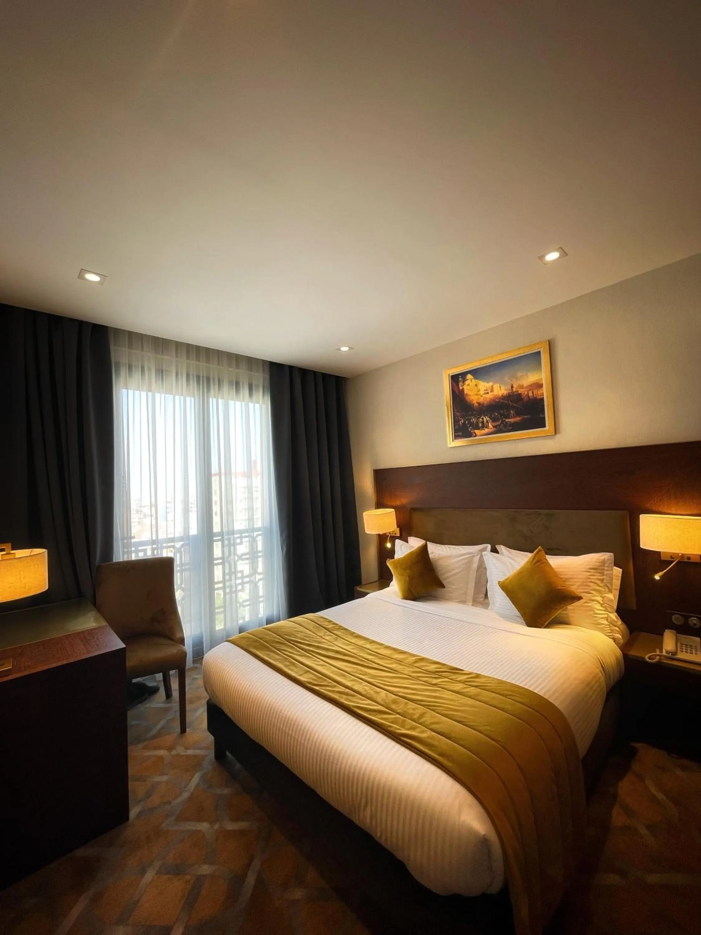 Bed in LE PALME HOTEL