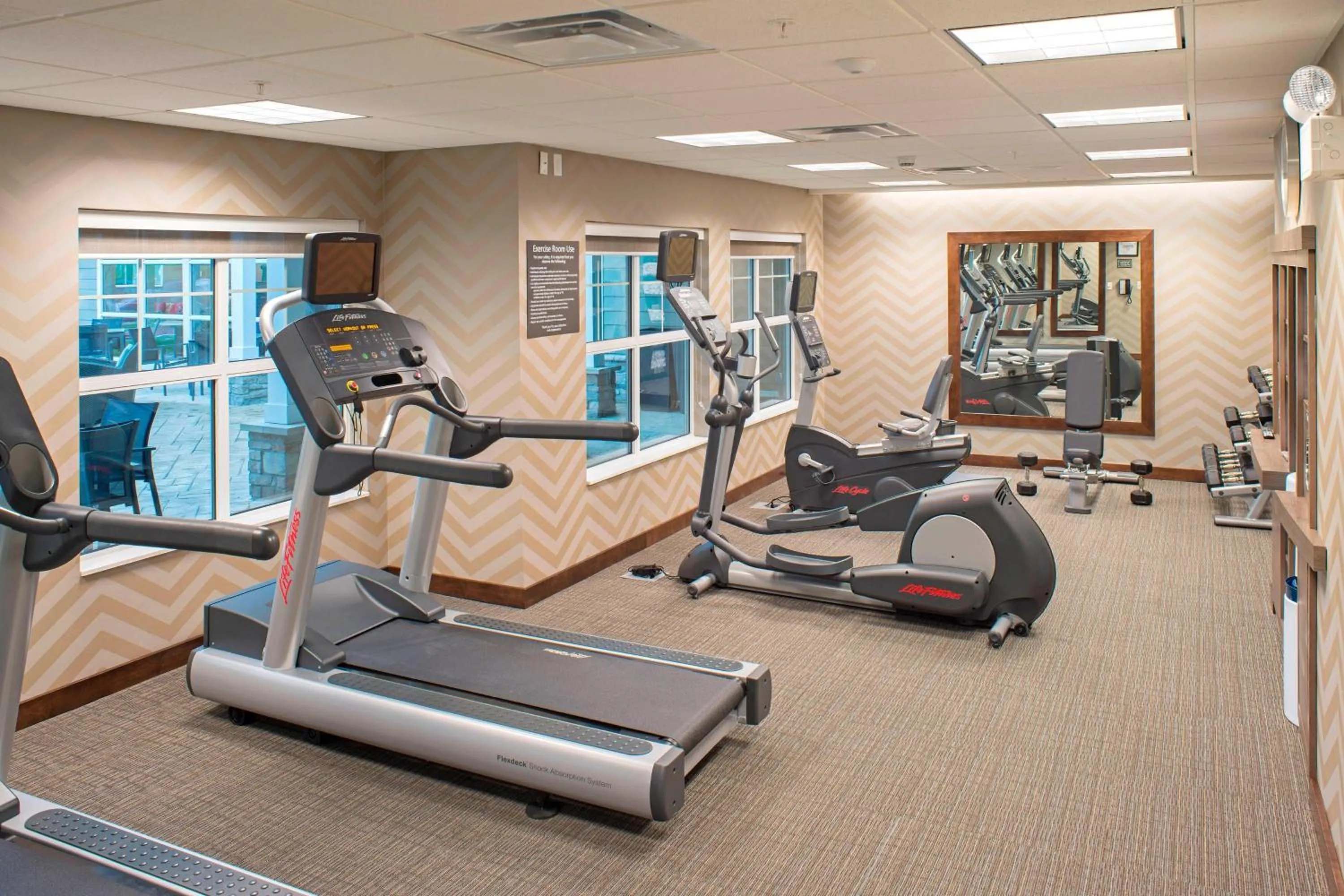 Fitness centre/facilities in Residence Inn by Marriott Albany Clifton Park