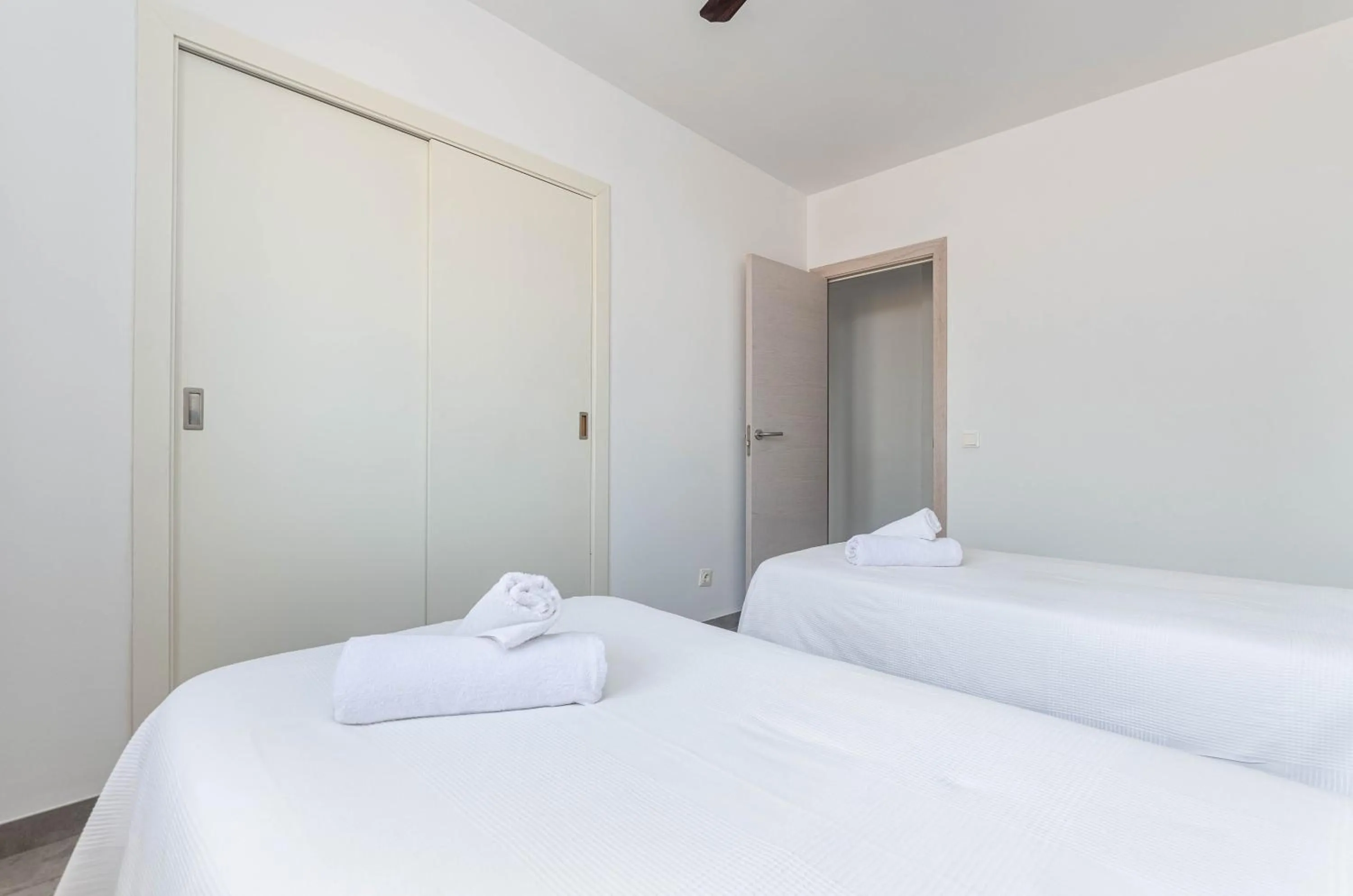 Bed in Acapulco Apartments