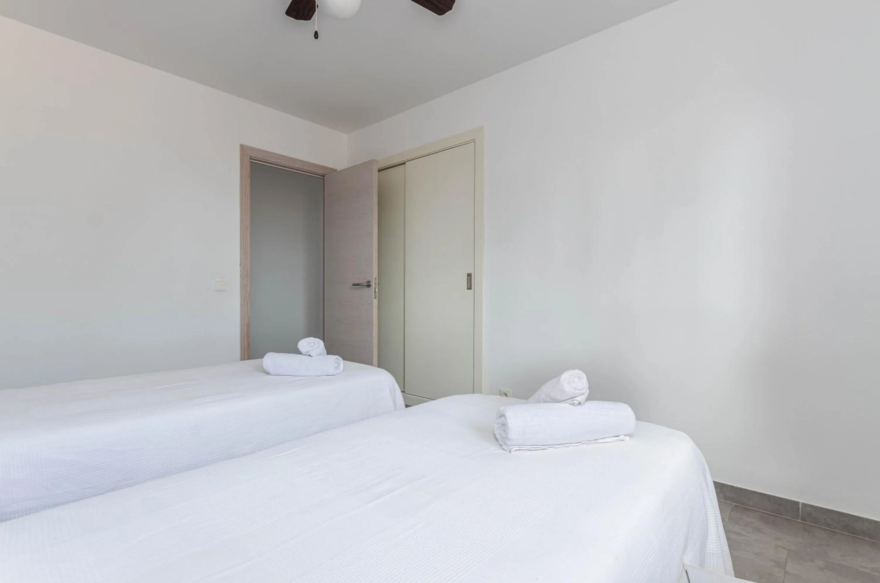 Bed in Acapulco Apartments