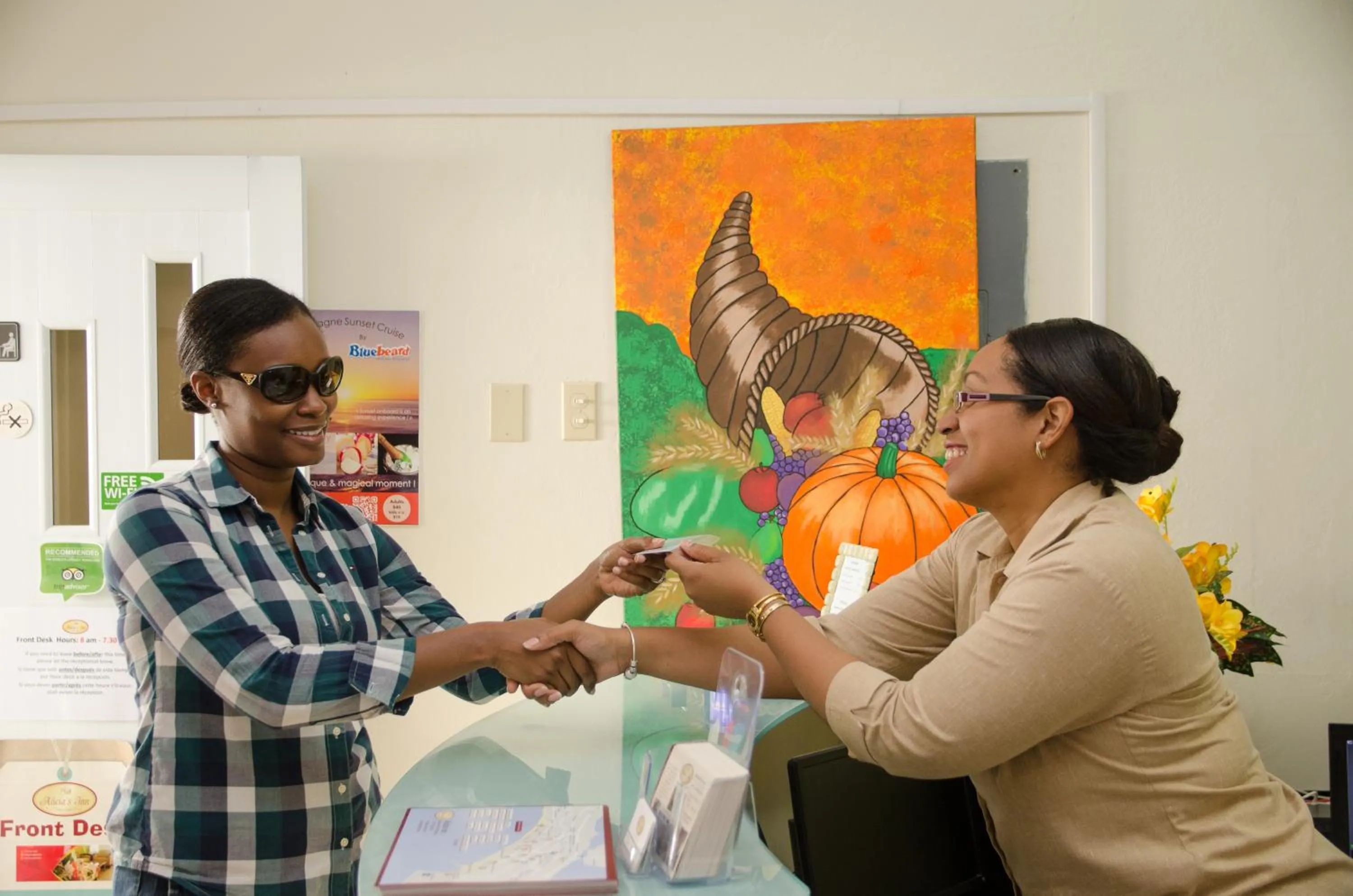 Lobby or reception in Alicia's Inn