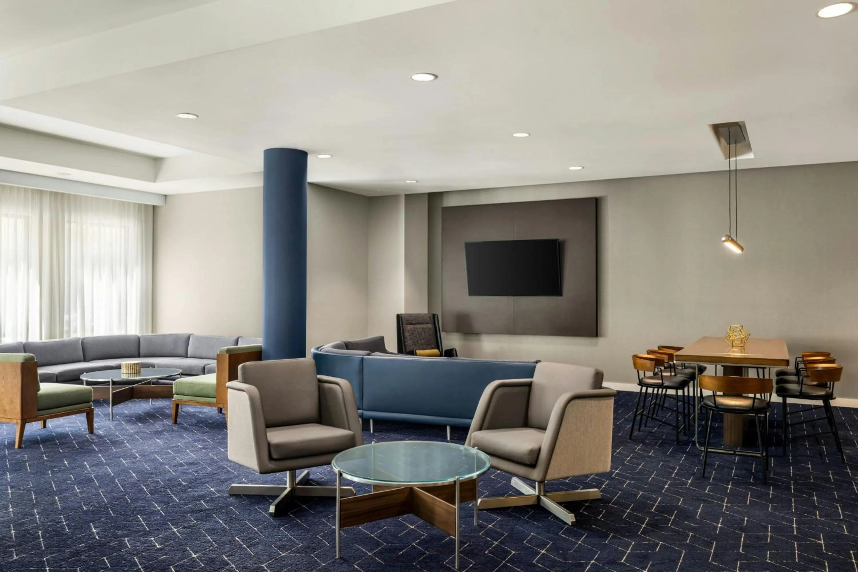 Lobby or reception in Courtyard by Marriott Wilkes-Barre Arena