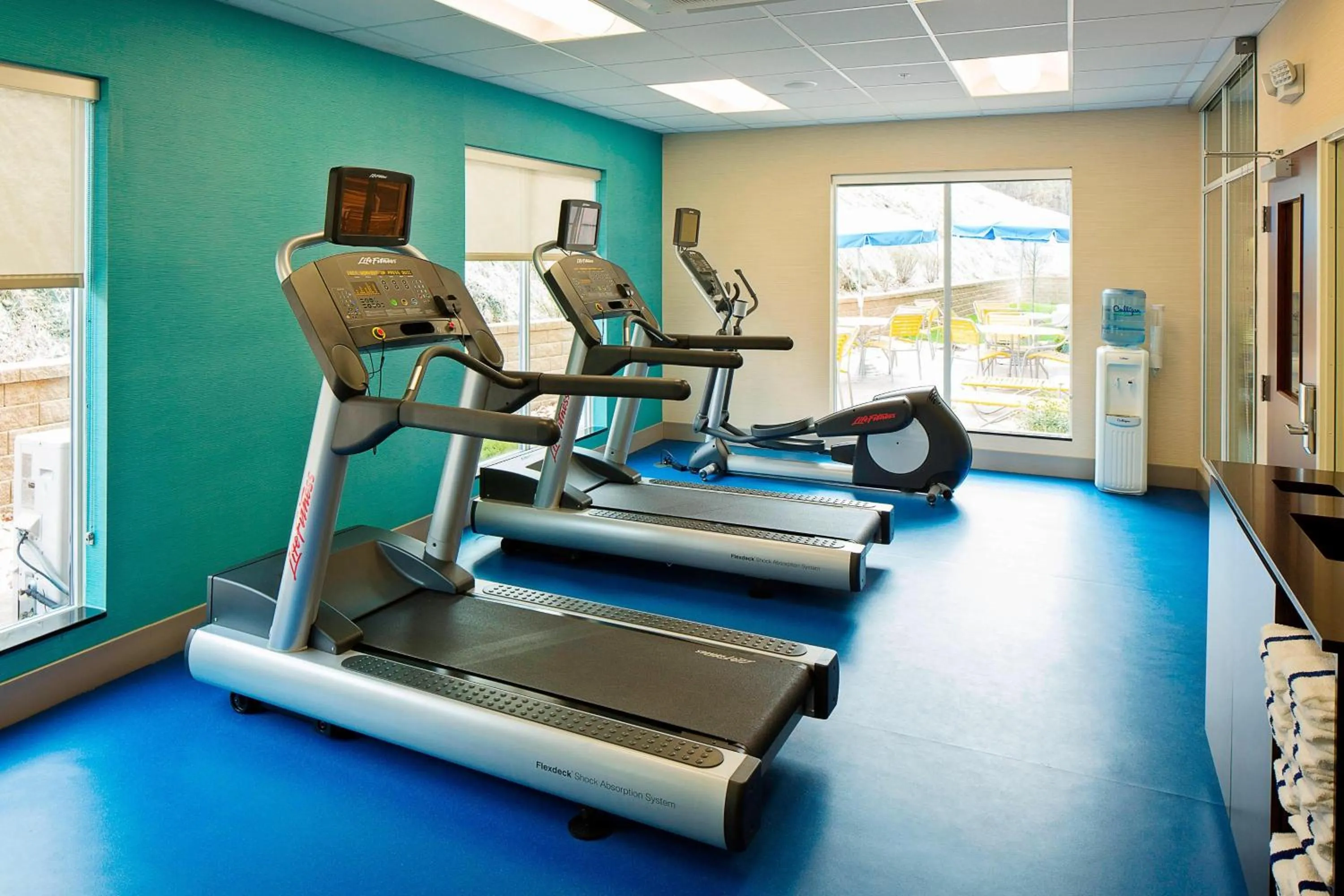 Fitness centre/facilities in Fairfield Inn and Suites by Marriott Monaca