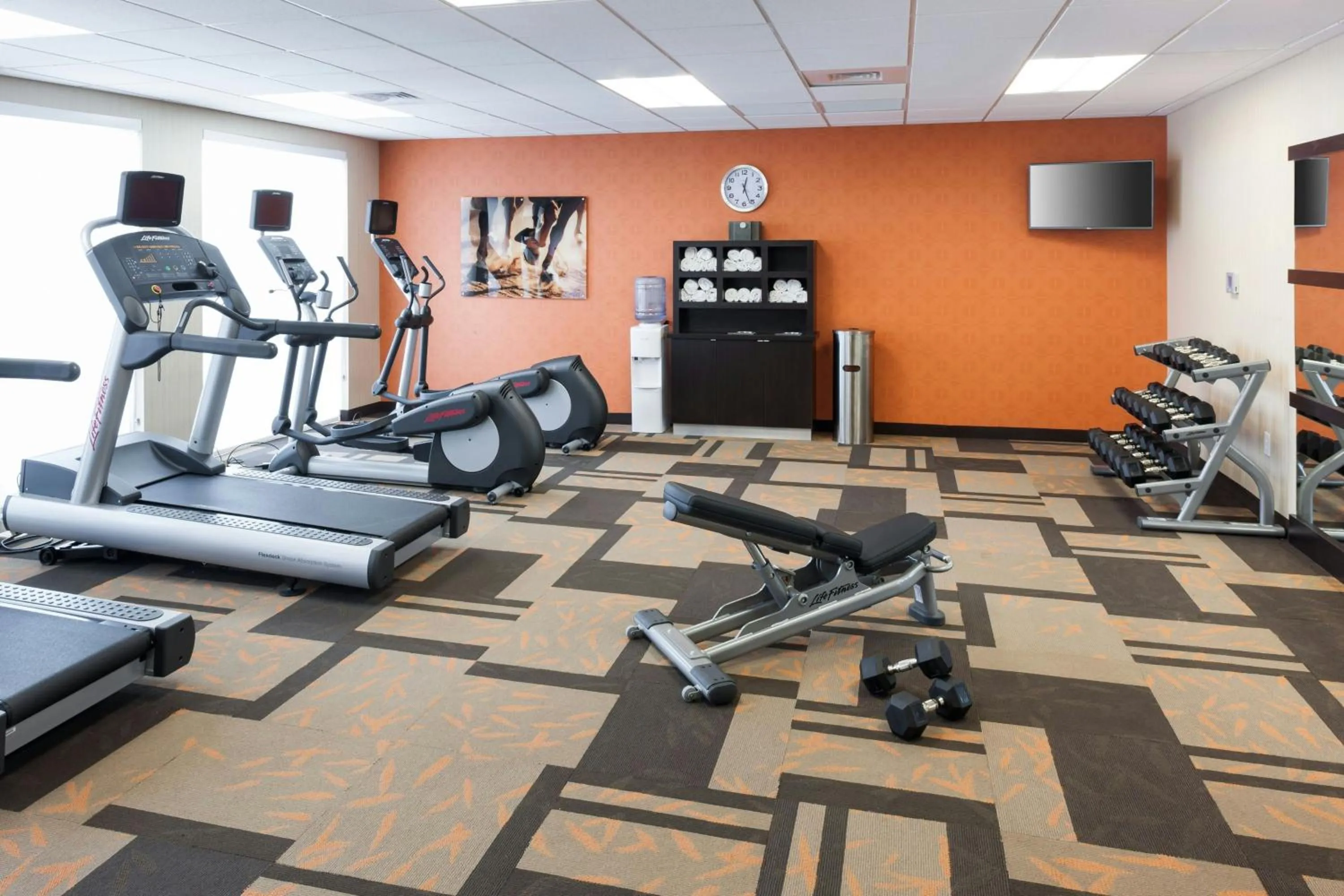 Fitness centre/facilities in Courtyard by Marriott Houston North/Shenandoah