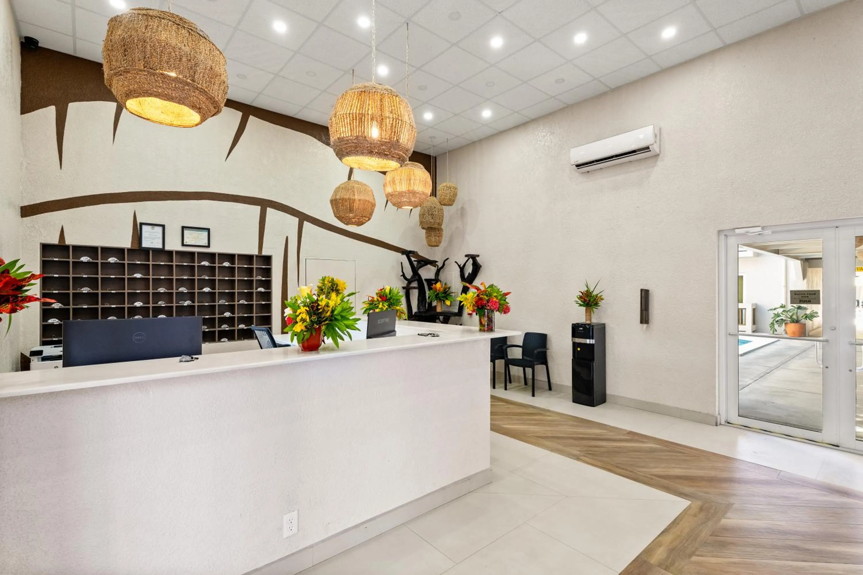 Lobby or reception in Bananas On The Beach