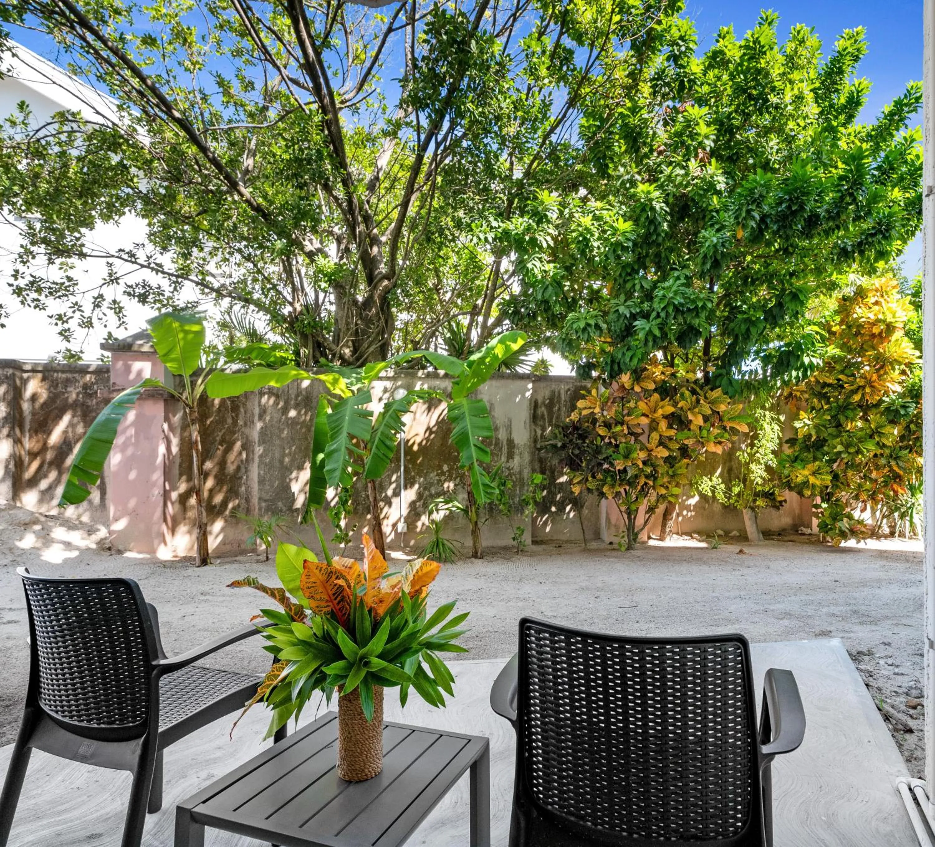 Patio in Bananas On The Beach