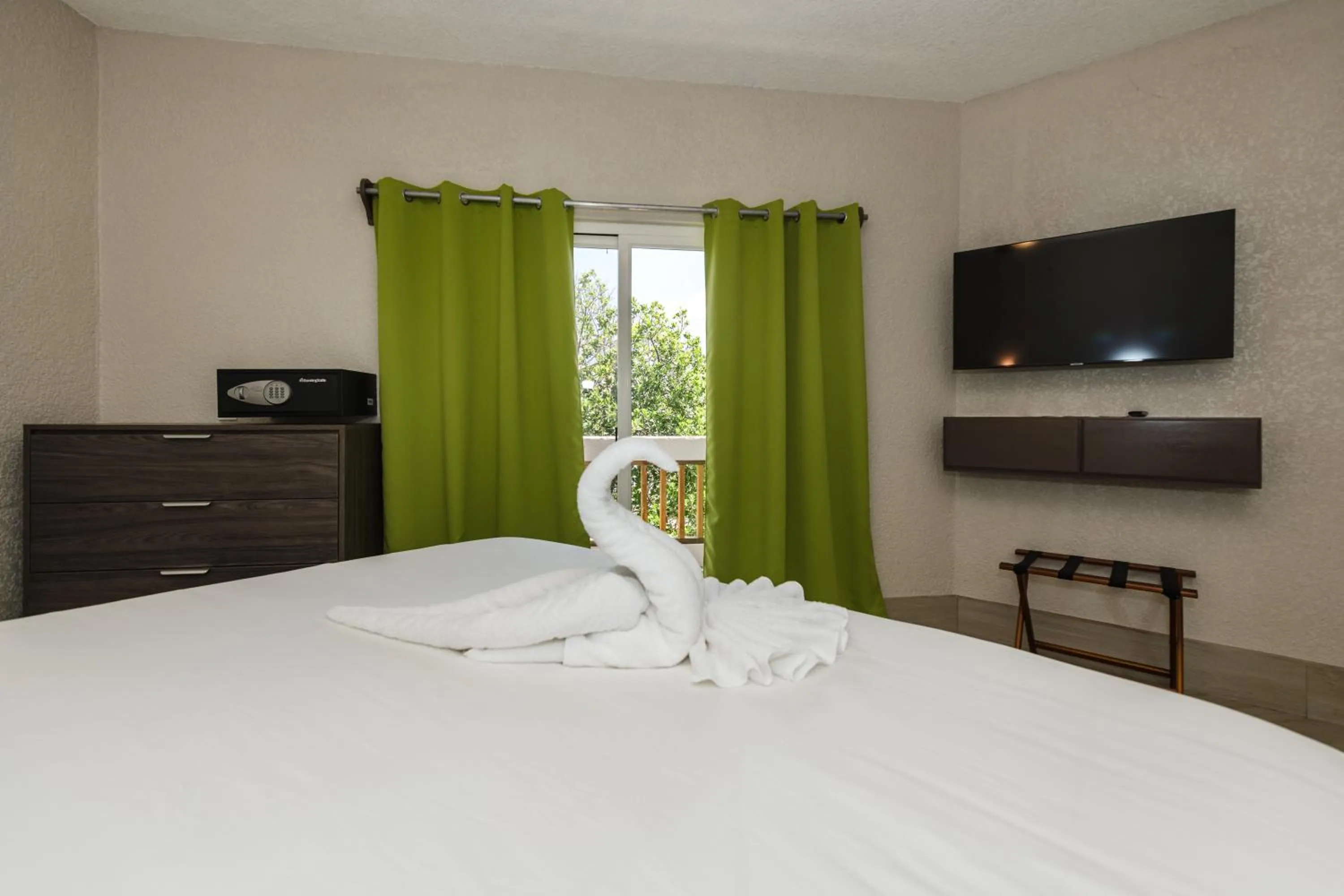 Bedroom, Bed in Bananas On The Beach