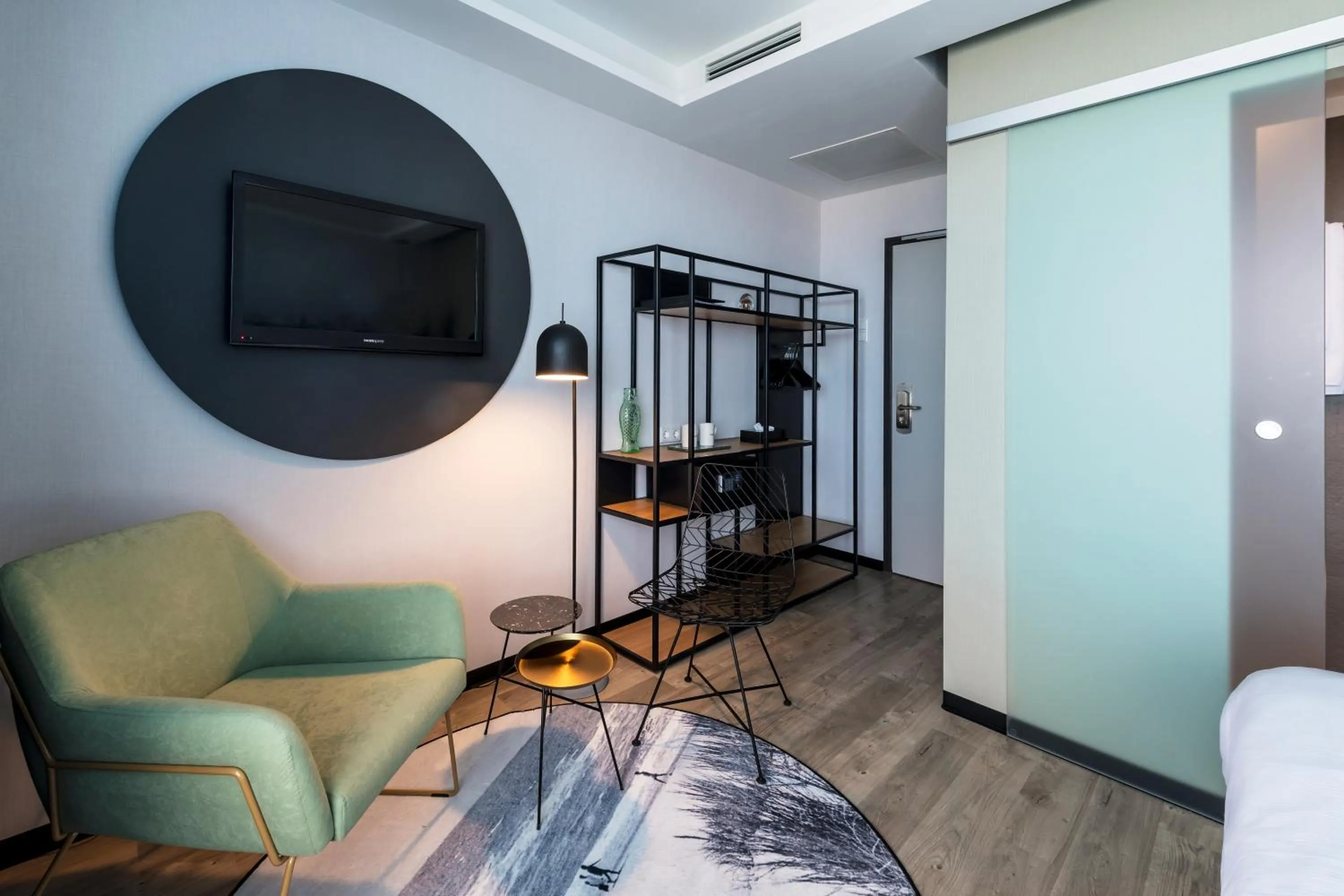 TV and multimedia, Bed in Palace Hotel Zandvoort