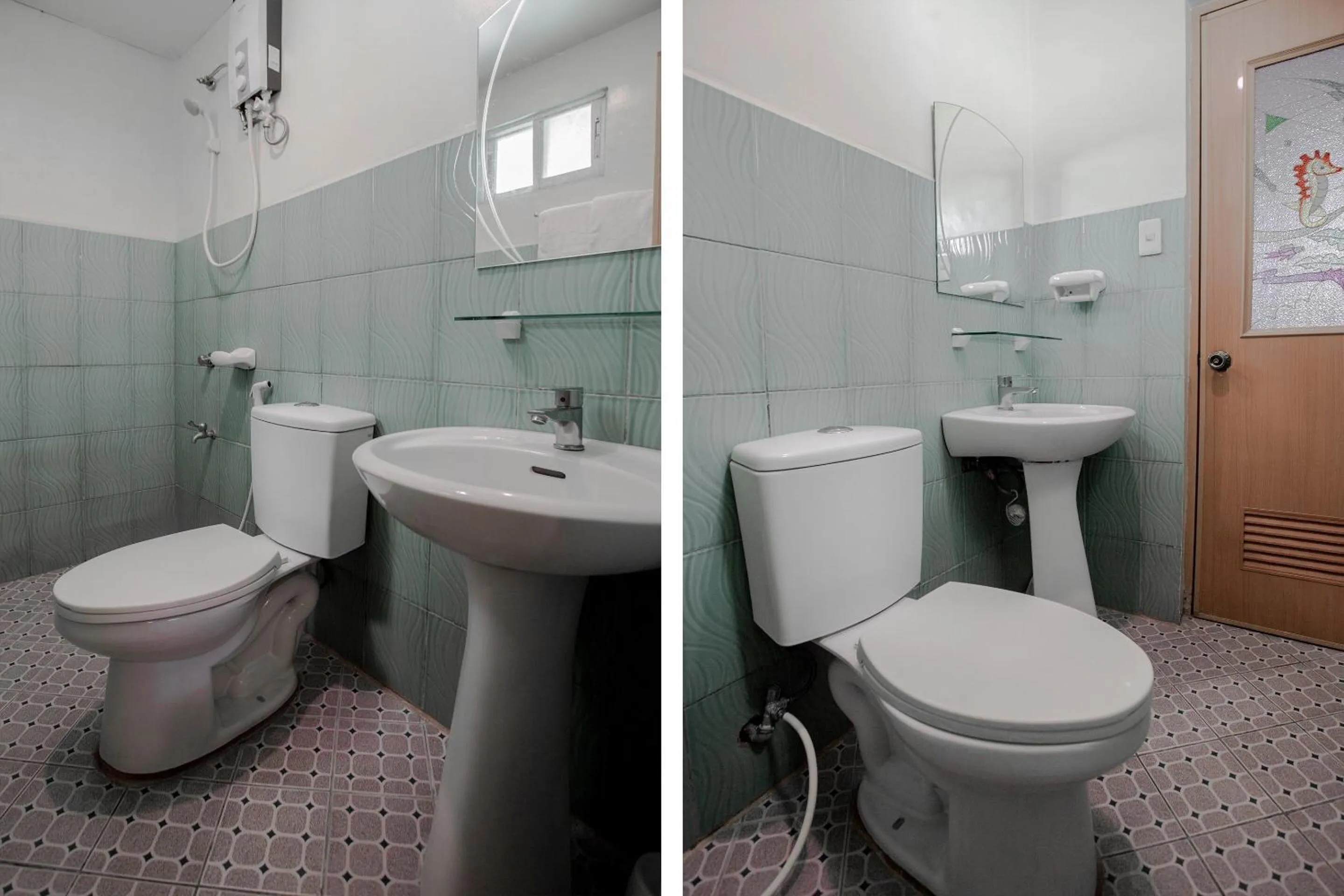 Bathroom in Super OYO 714 Haeinsa Condotel