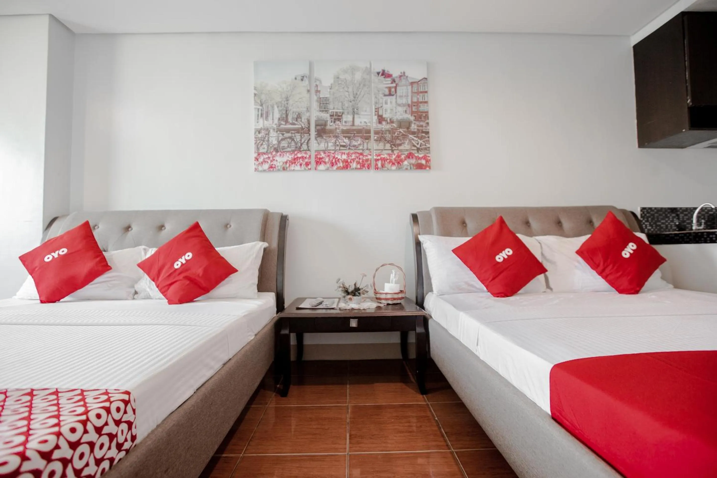 Bedroom, Bed in Super OYO 714 Haeinsa Condotel