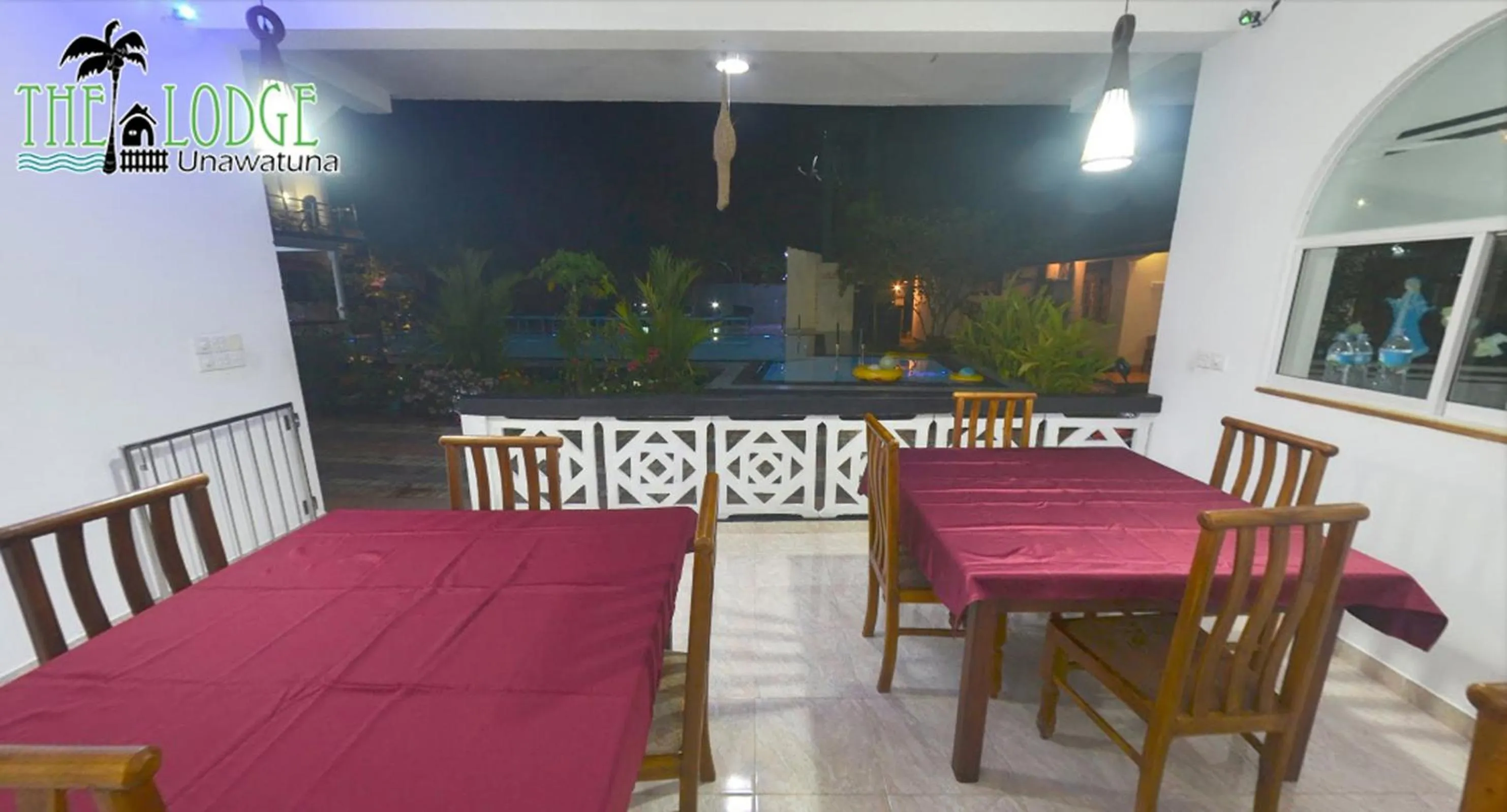 Restaurant/places to eat in The Lodge Unawatuna