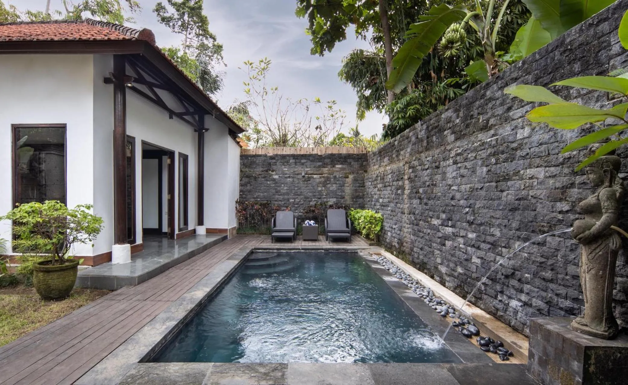 Pool view in Ubud Raya Villa