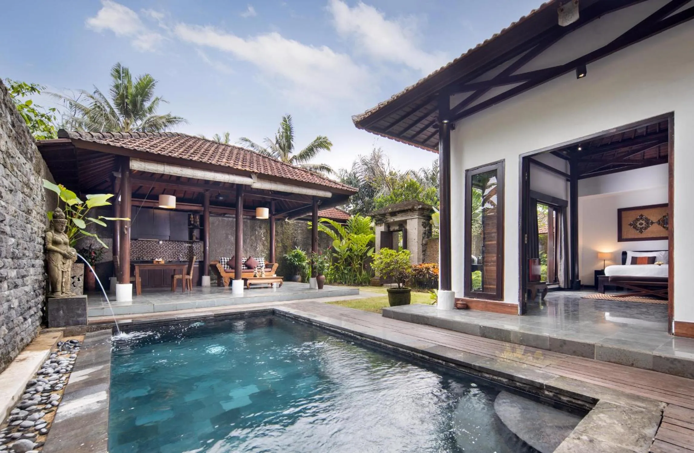 Pool view in Ubud Raya Villa