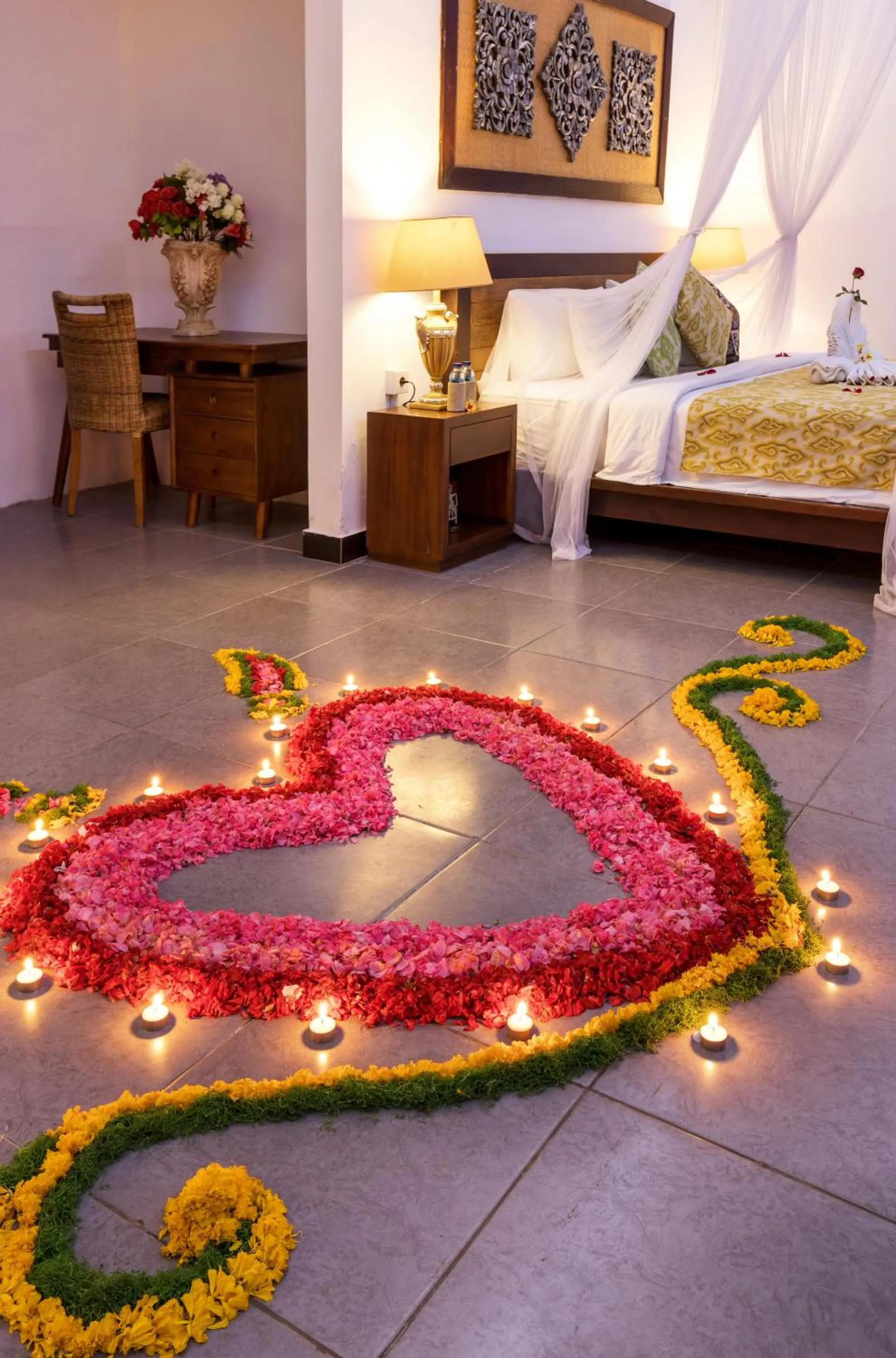 Bed in Ubud Raya Villa