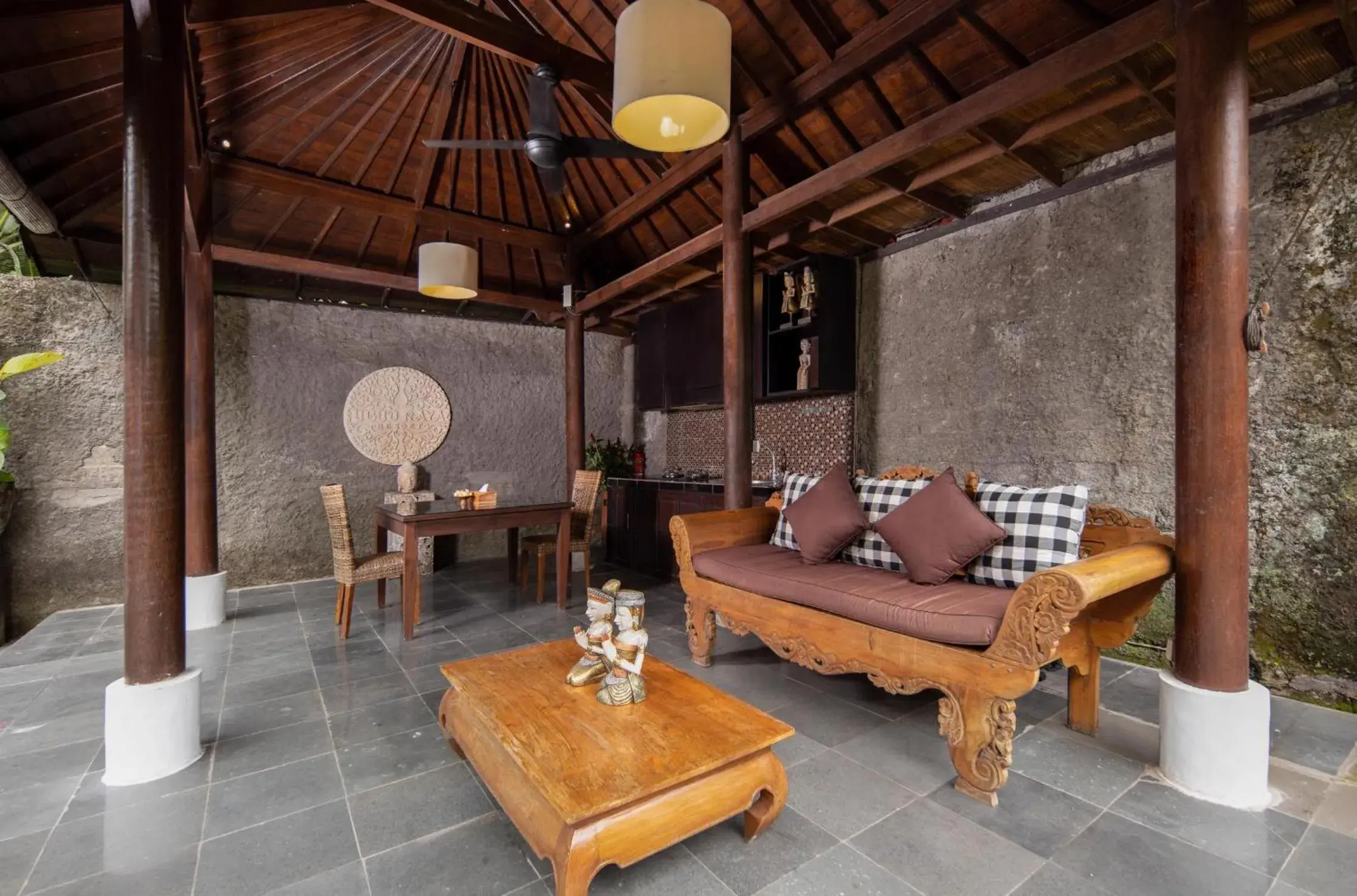 Living room in Ubud Raya Villa Living room in Ubud Raya Villa