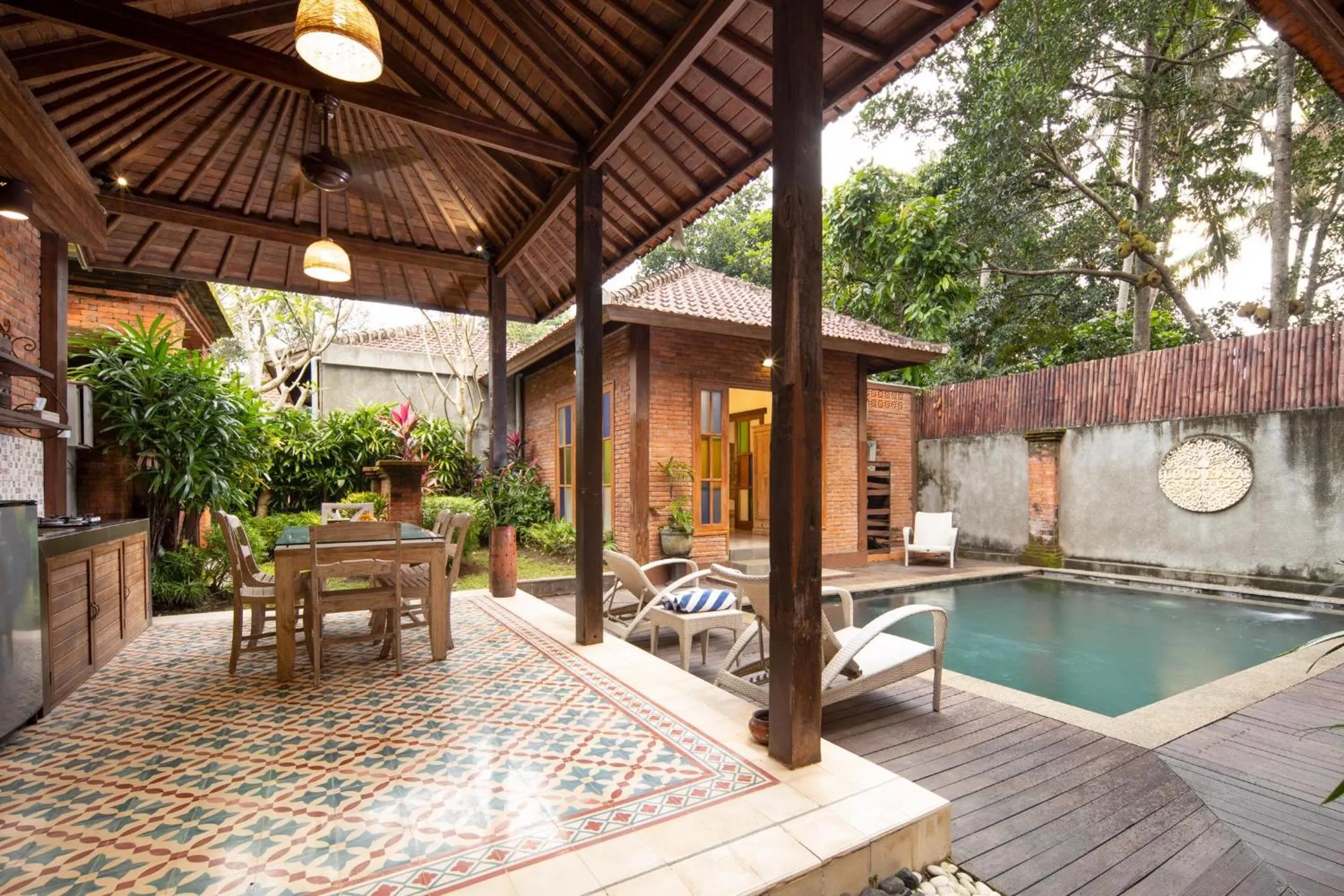 Pool view in Ubud Raya Villa