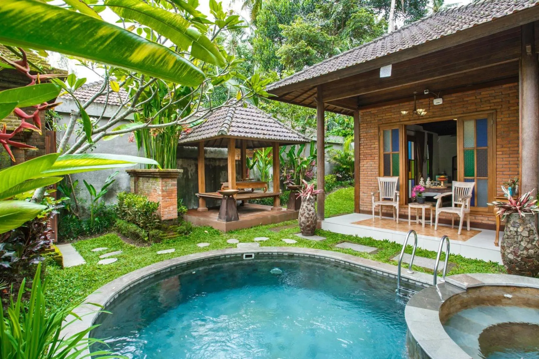 Pool view in Ubud Raya Villa