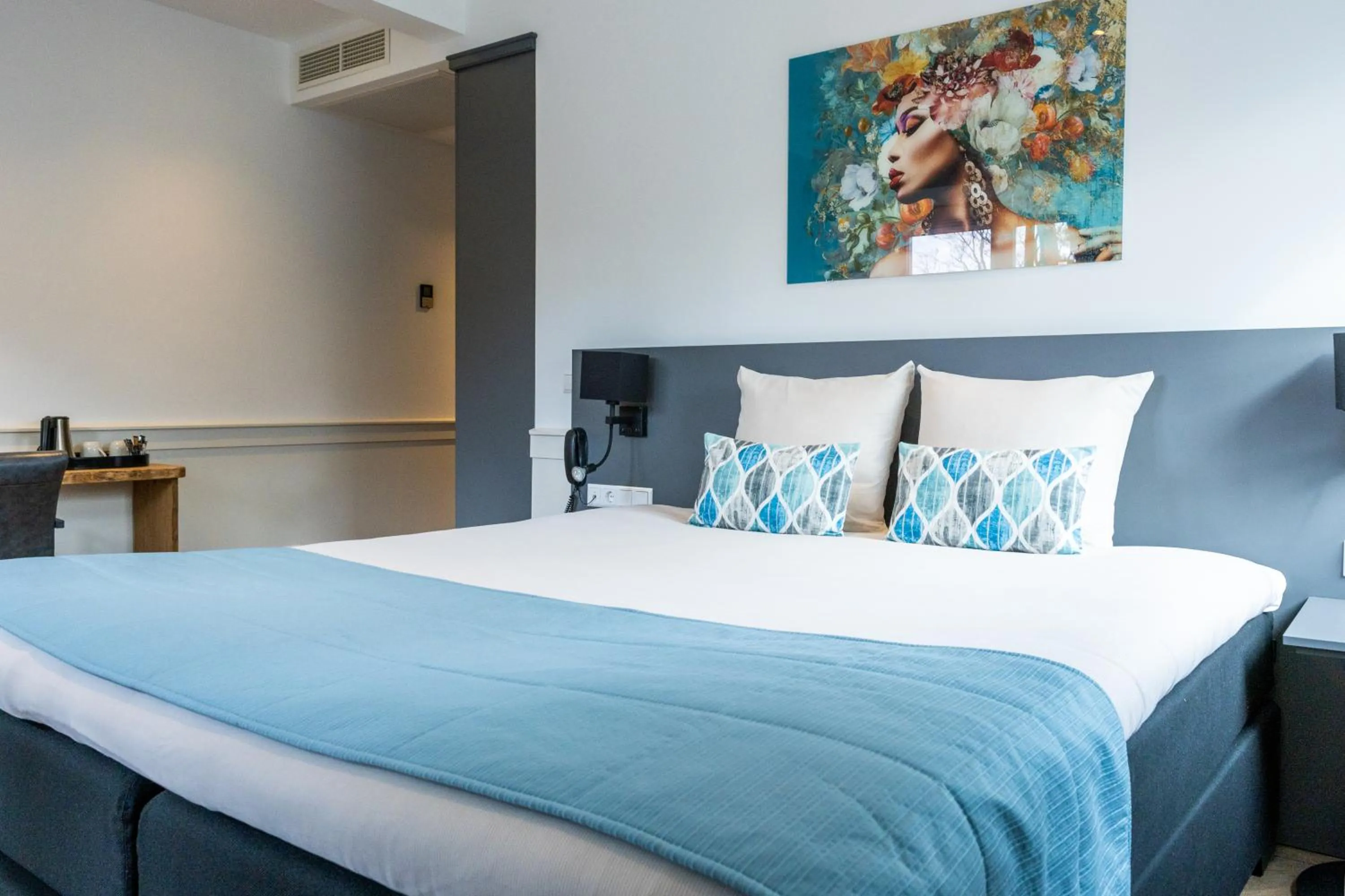 Bed in Parkhotel Mastbosch Breda