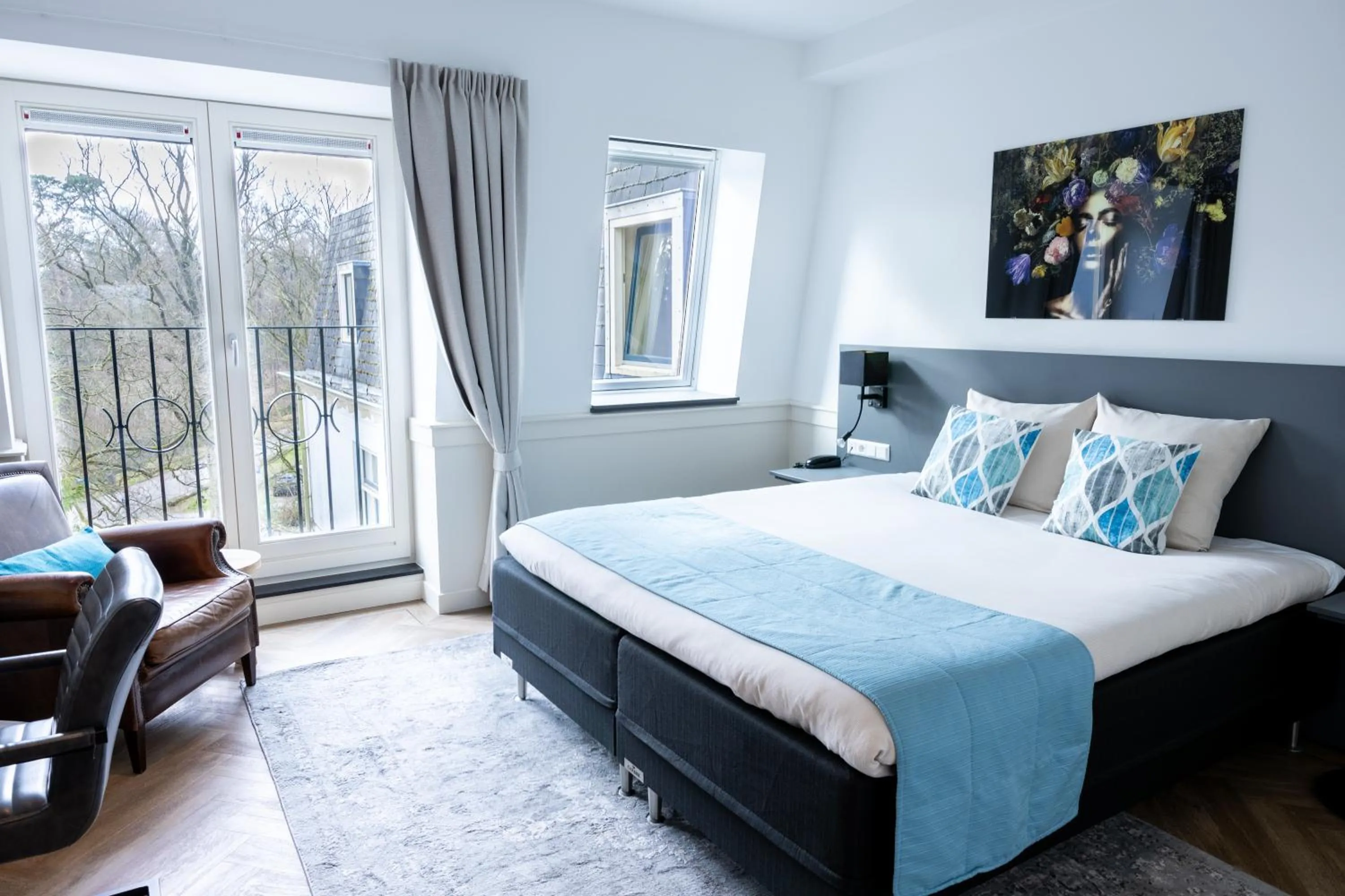 Bedroom, Bed in Parkhotel Mastbosch Breda