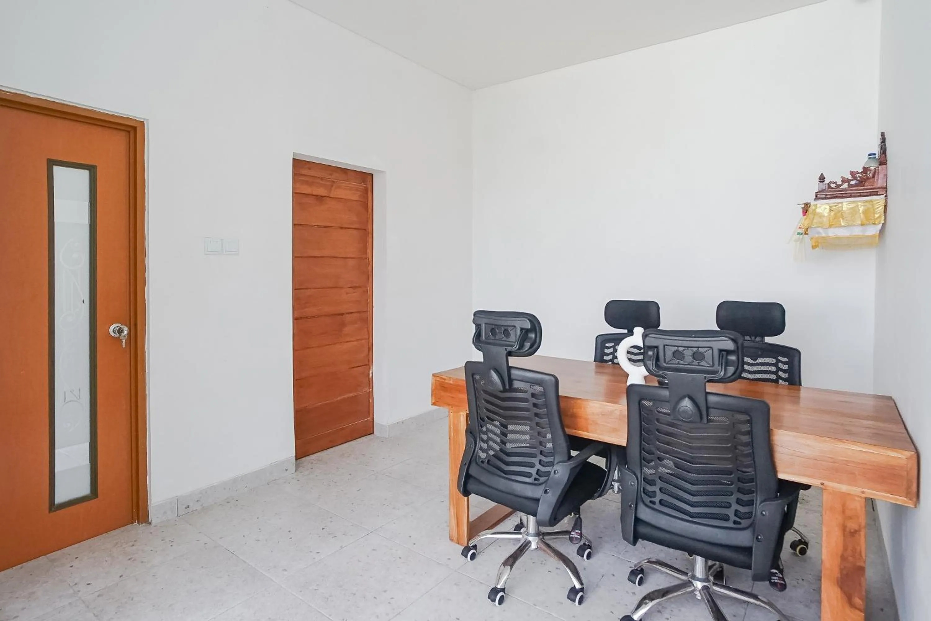 Seating area in Maisaba Coliving Cempaka