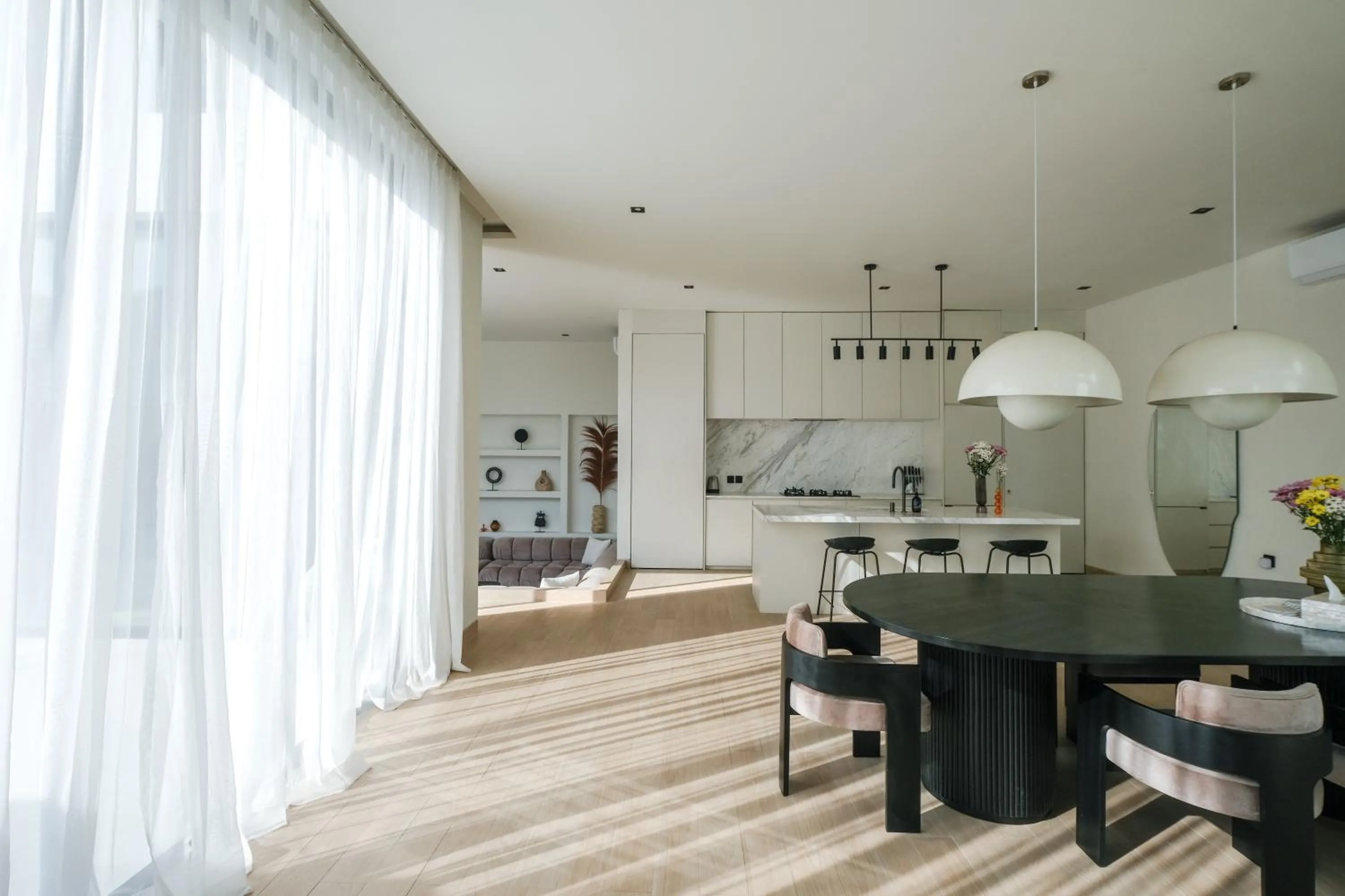 Dining area in Villa Yuna