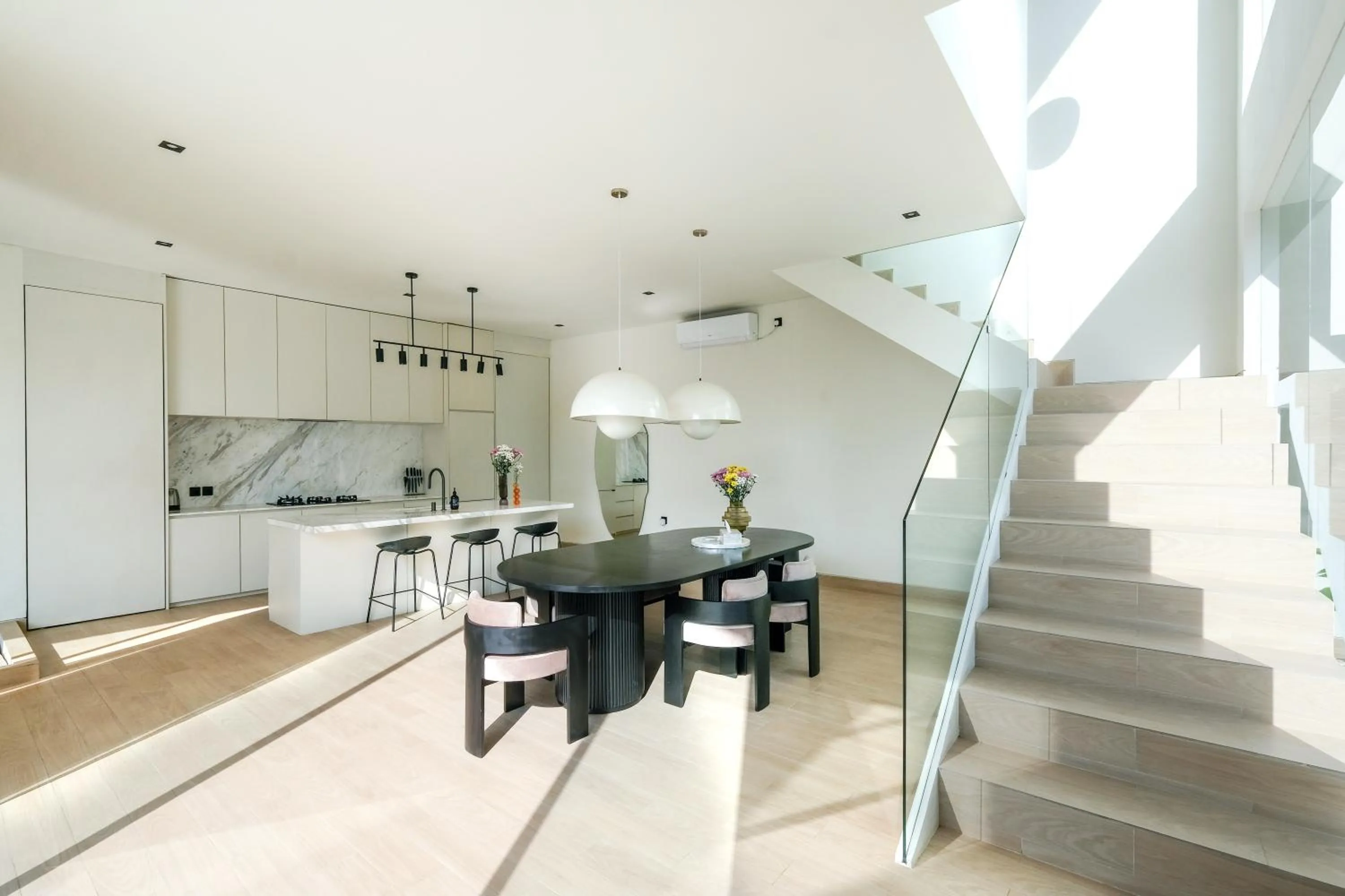 Seating area in Villa Yuna