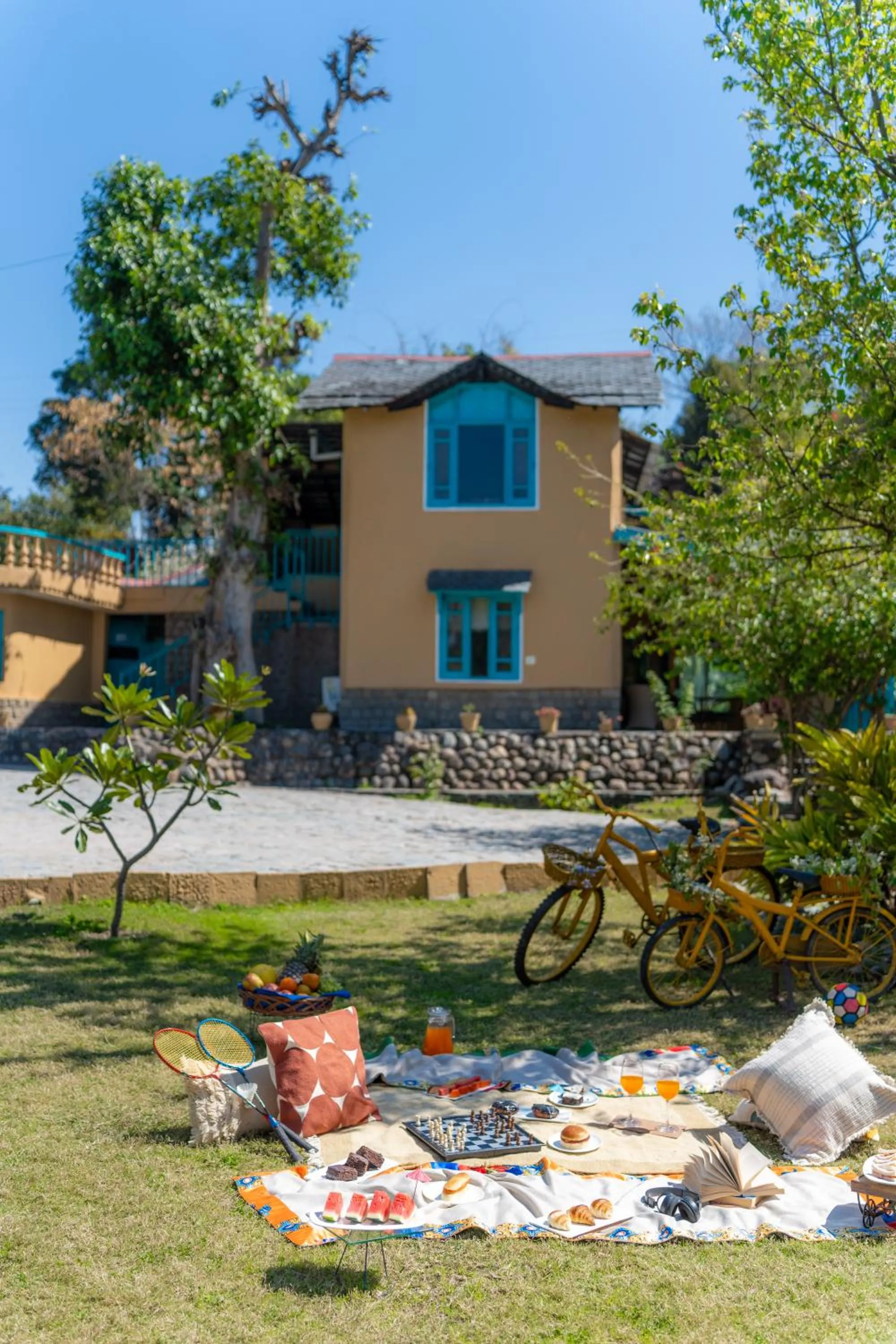 Children play ground in Tree of Life Birdsong Chalets , Dharamshala