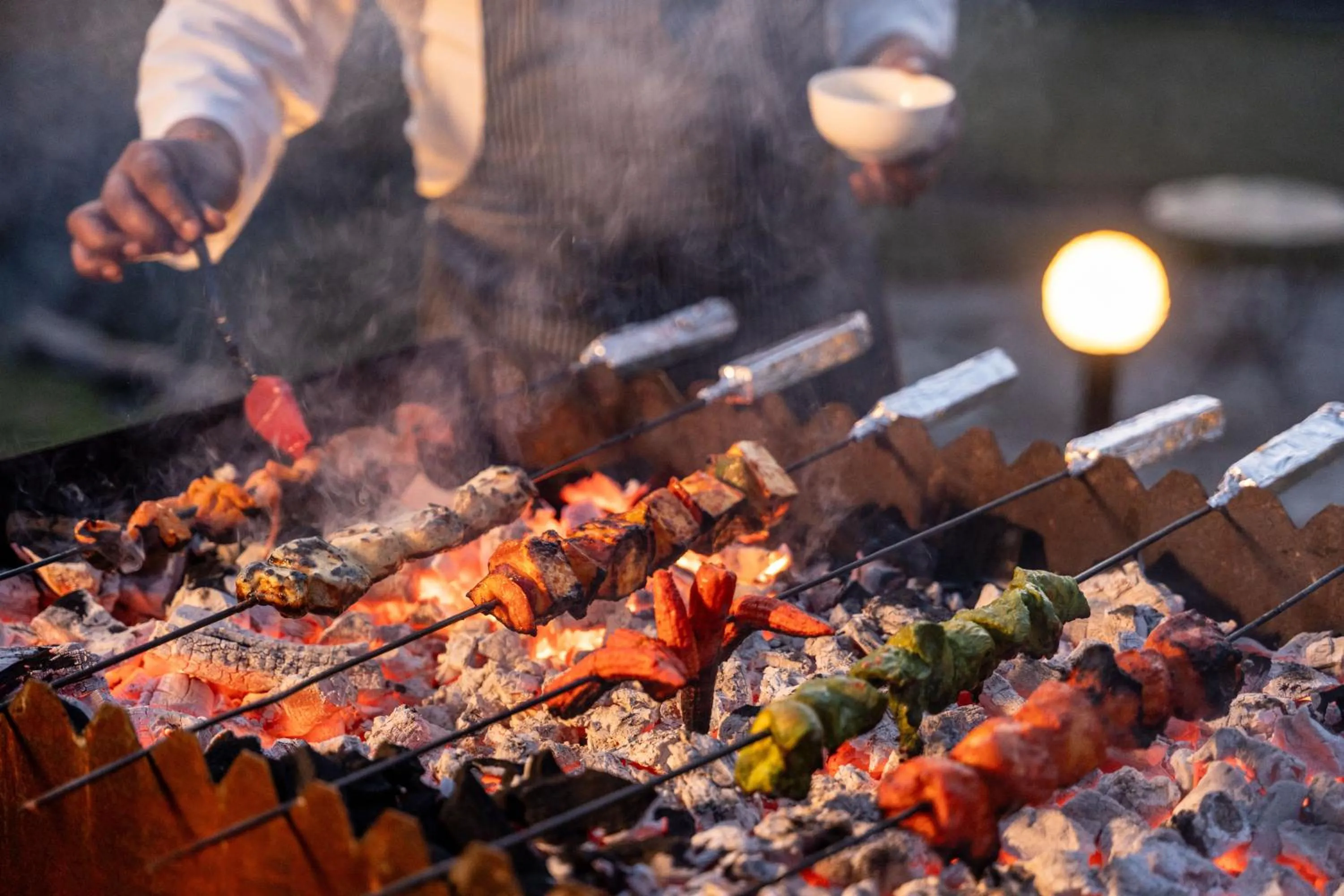BBQ facilities in Tree of Life Birdsong Chalets , Dharamshala