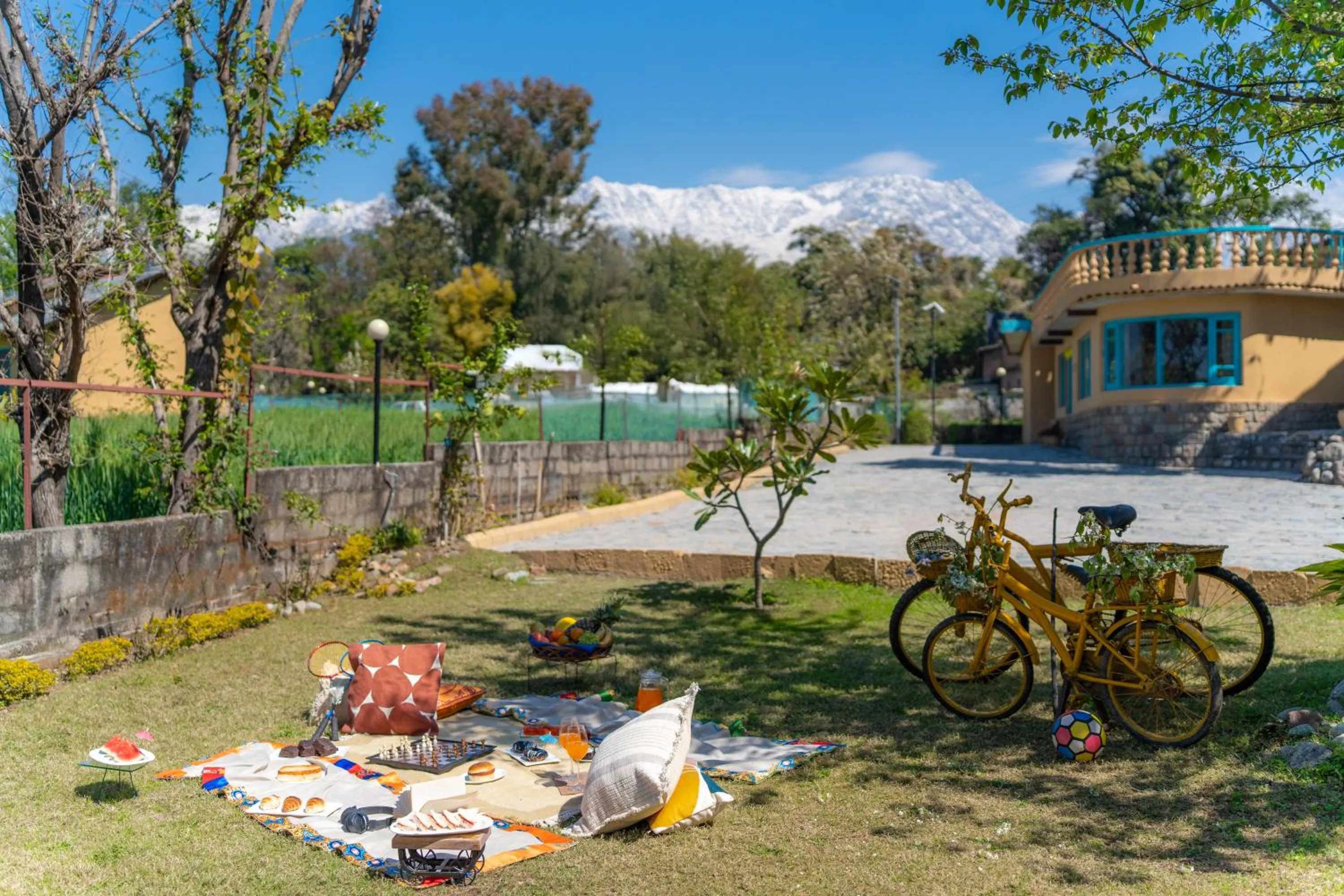 Children play ground in Tree of Life Birdsong Chalets , Dharamshala
