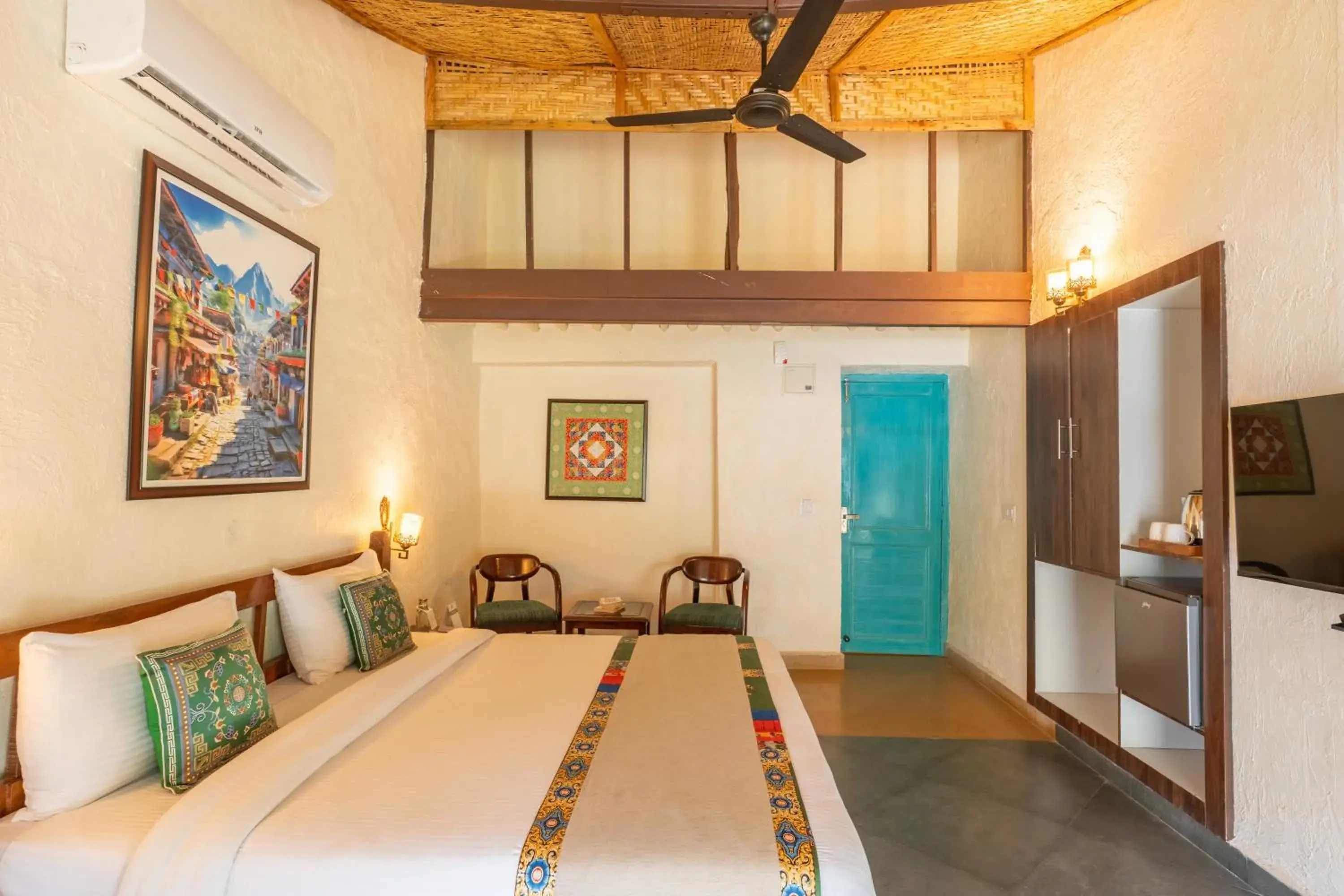 Double Room with Balcony in Tree of Life Birdsong Chalets , Dharamshala Double Room with Balcony in Tree of Life Birdsong Chalets , Dharamshala