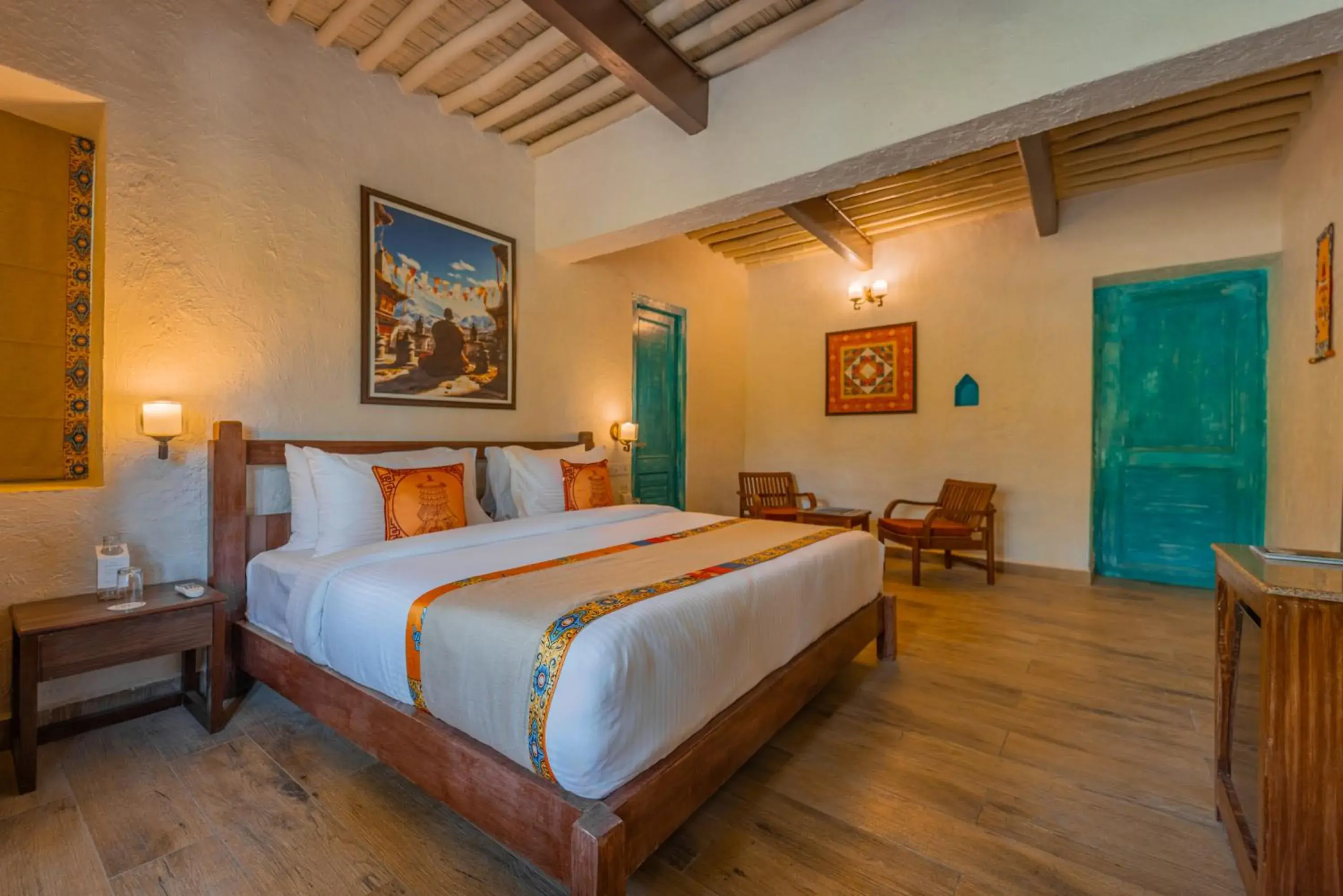 Photo of the whole room, Bed in Tree of Life Birdsong Chalets , Dharamshala Photo of the whole room, Bed in Tree of Life Birdsong Chalets , Dharamshala