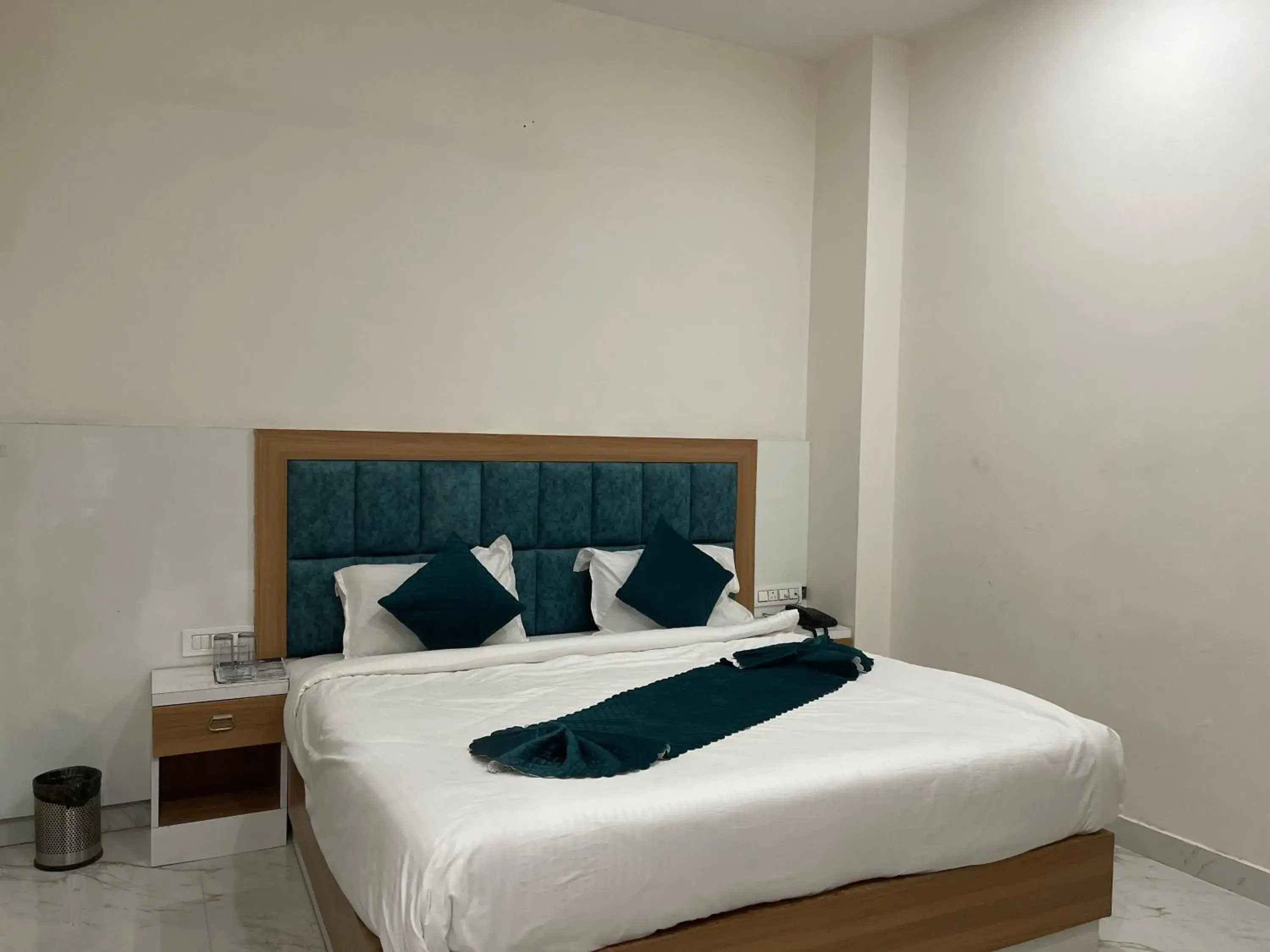 Bed in Hotel Sundram Bed in Hotel Sundram