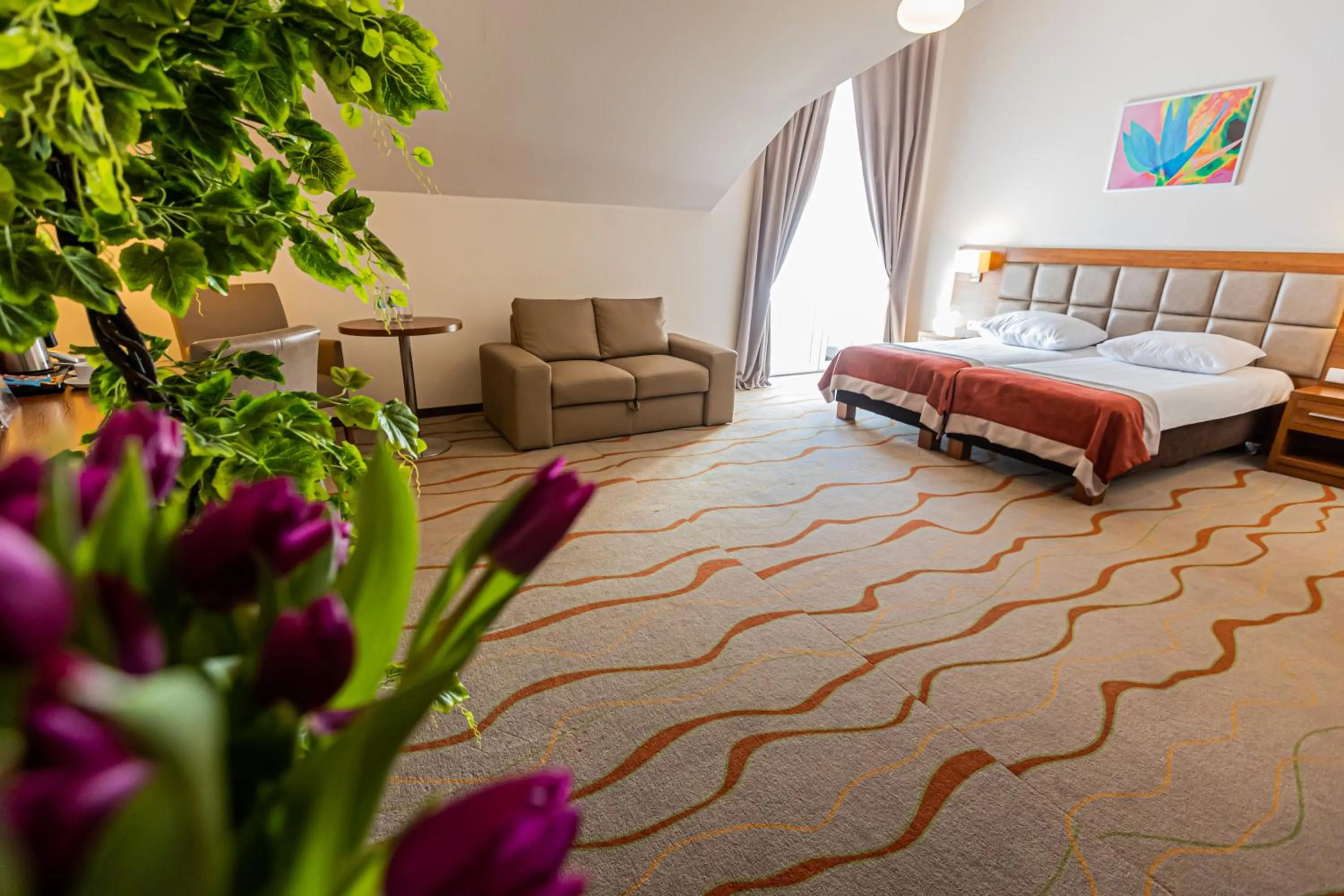 Photo of the whole room, Bed in Hotel Olivia Medical SPA