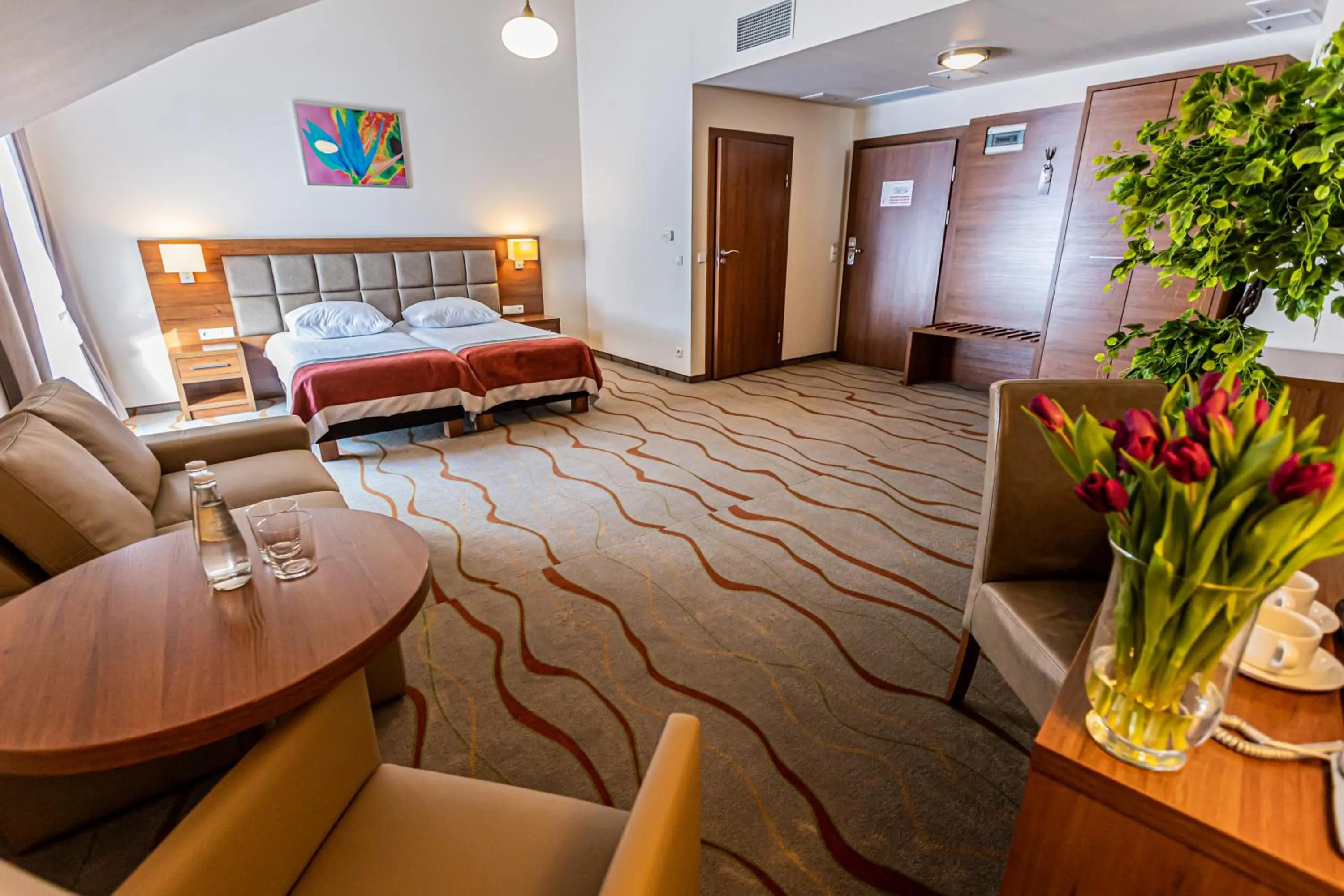 Photo of the whole room, Bed in Hotel Olivia Medical SPA