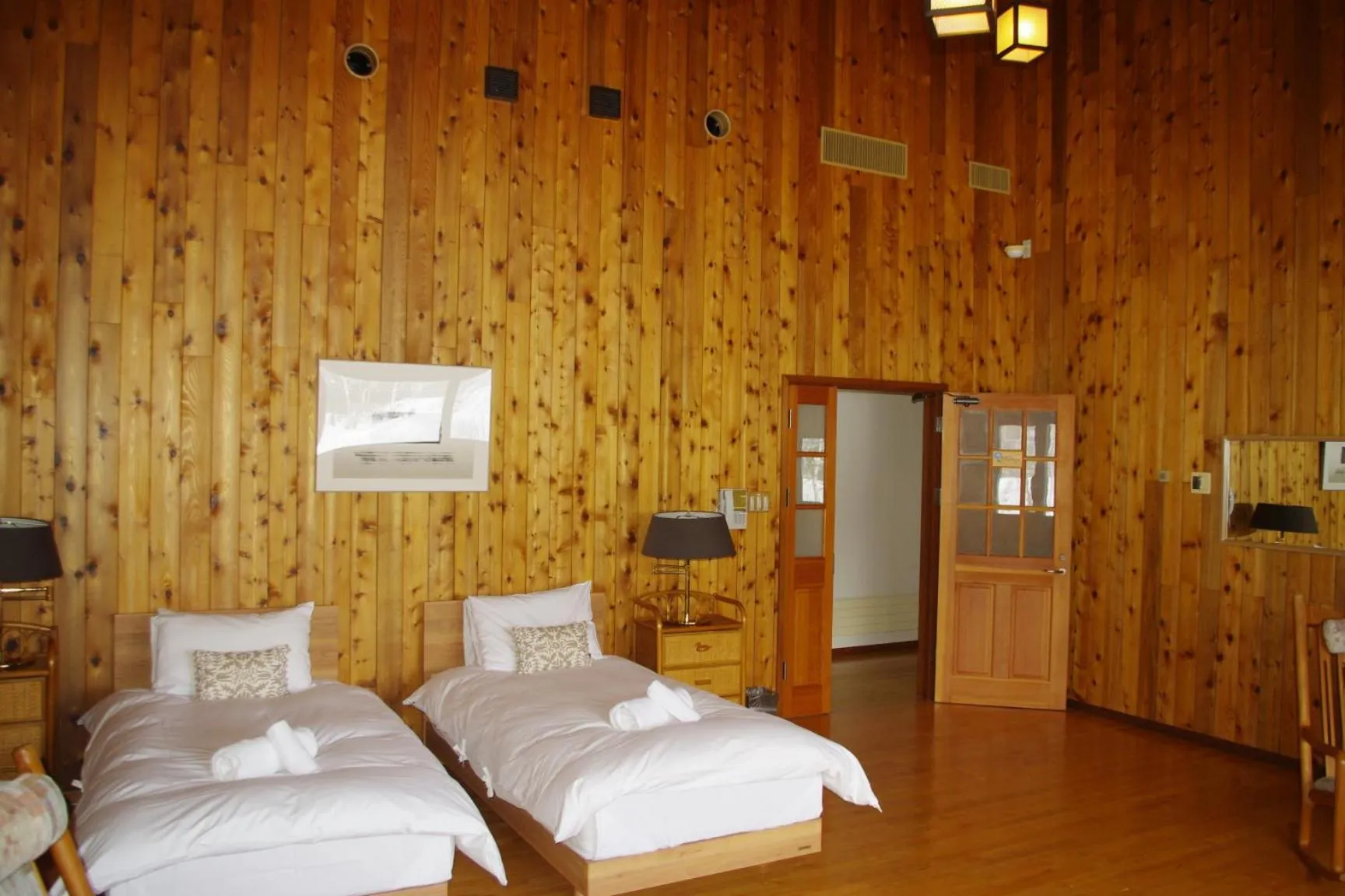 Bed in Lakehouse At Toyako