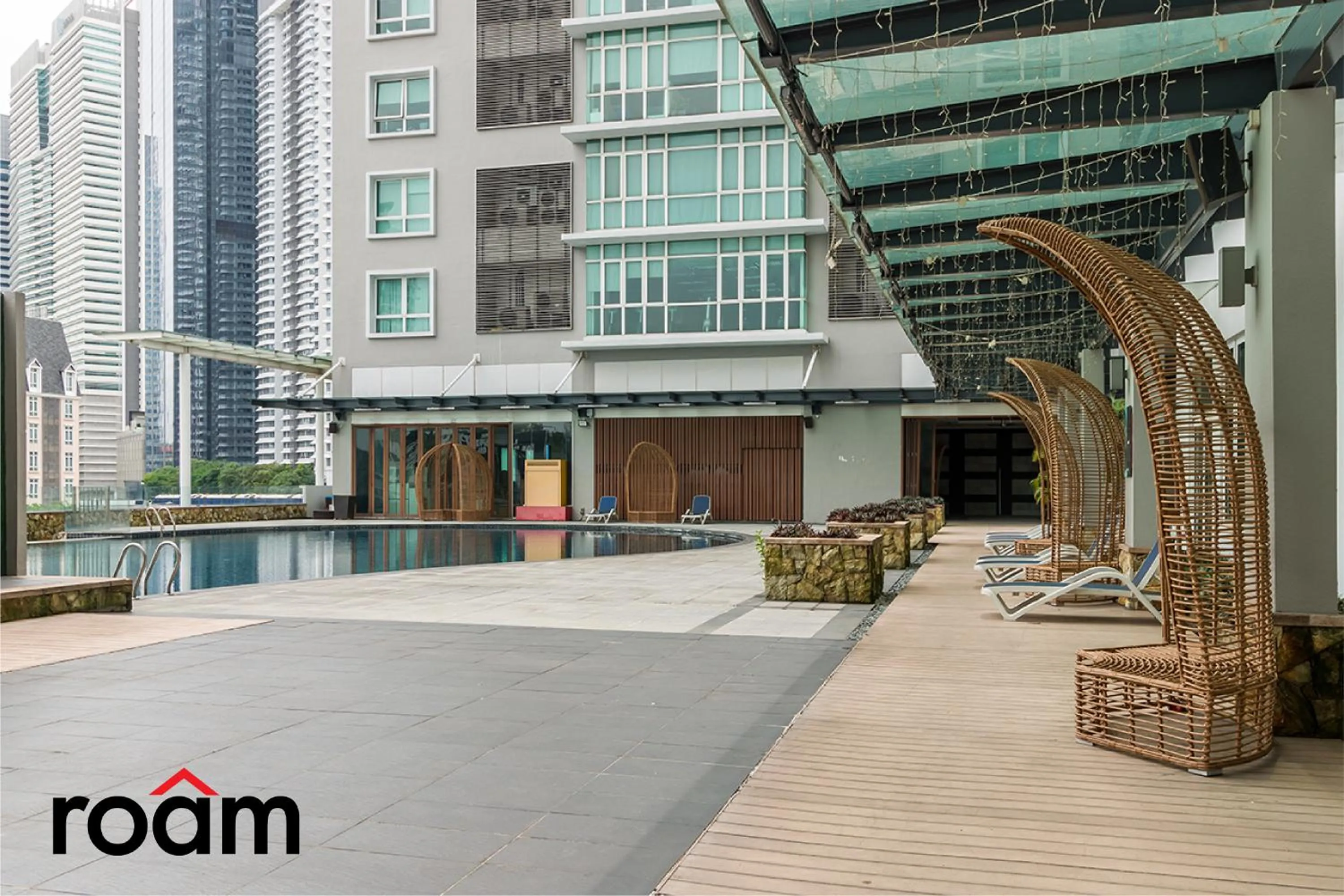 Swimming pool in Dua Sentral KL Sentral