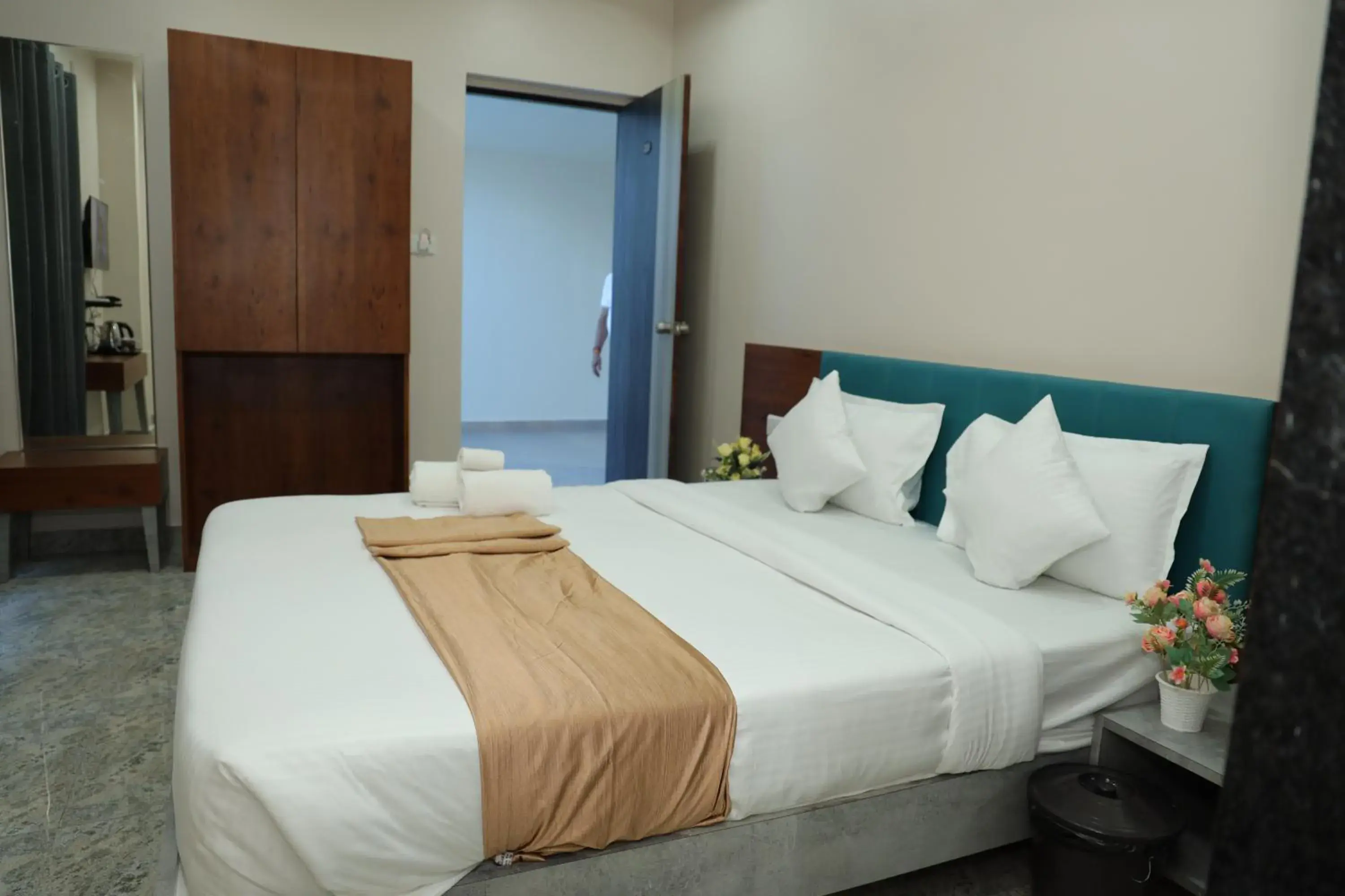 Bed in Hotel Lord Krishna Bed in Hotel Lord Krishna