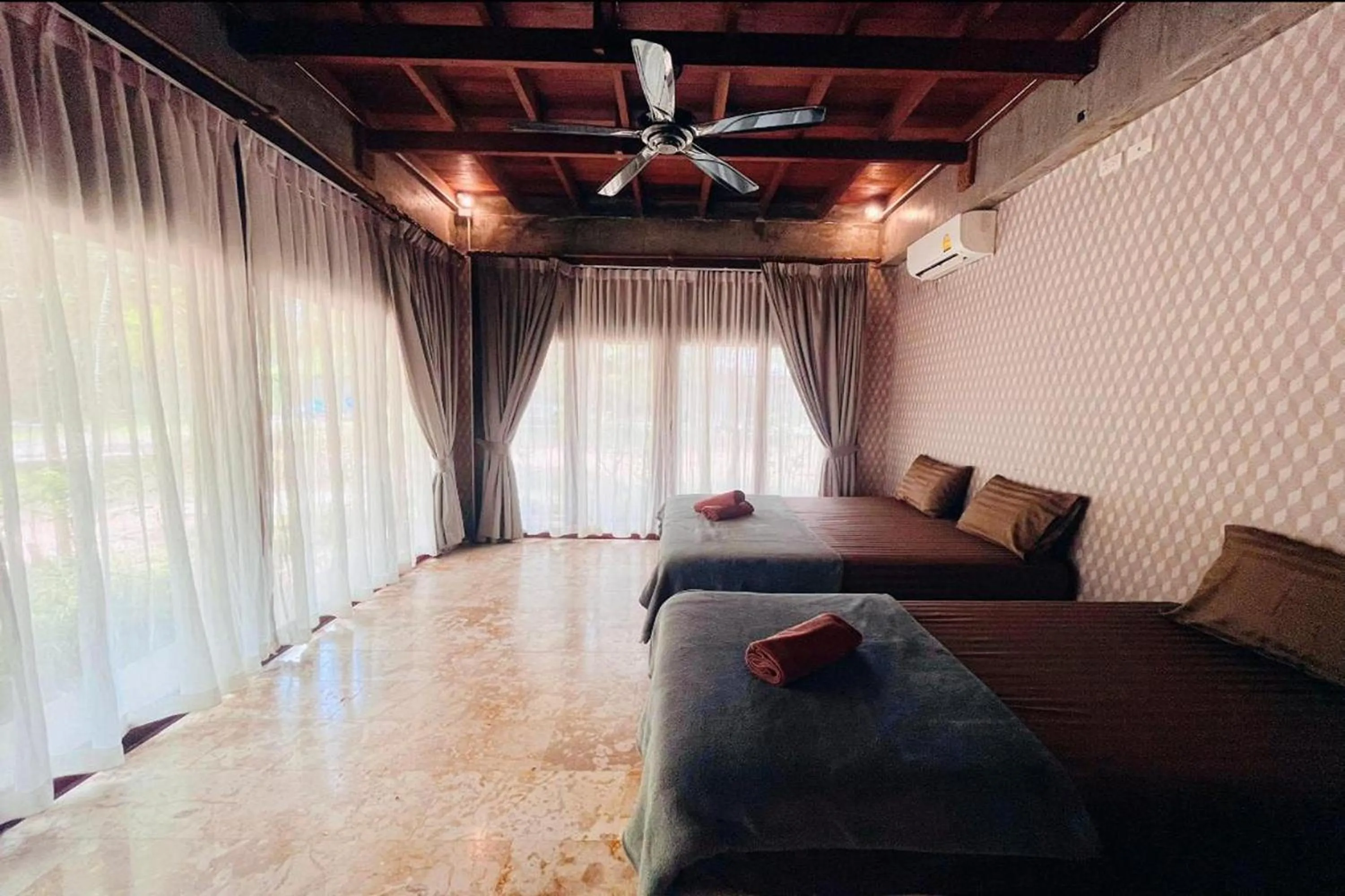 Bedroom, Bed in SS pool villa hills