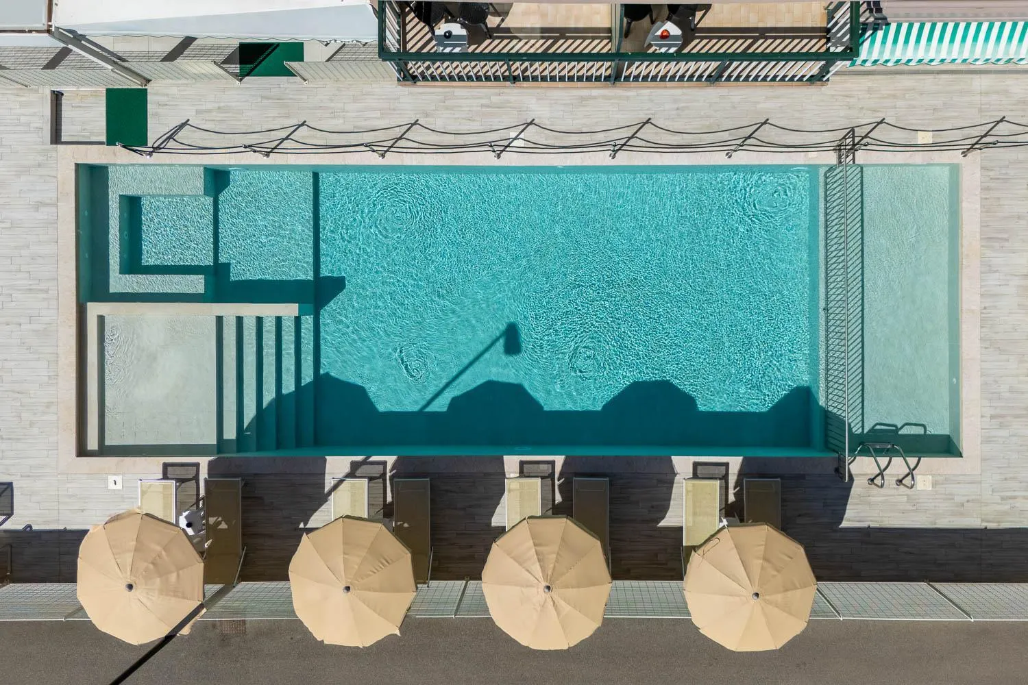 Pool view in Hotel Picobello Pineta