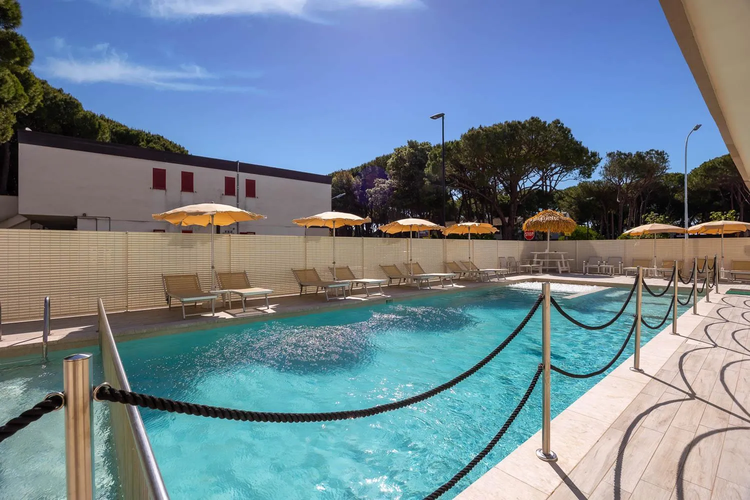 Pool view in Hotel Picobello Pineta