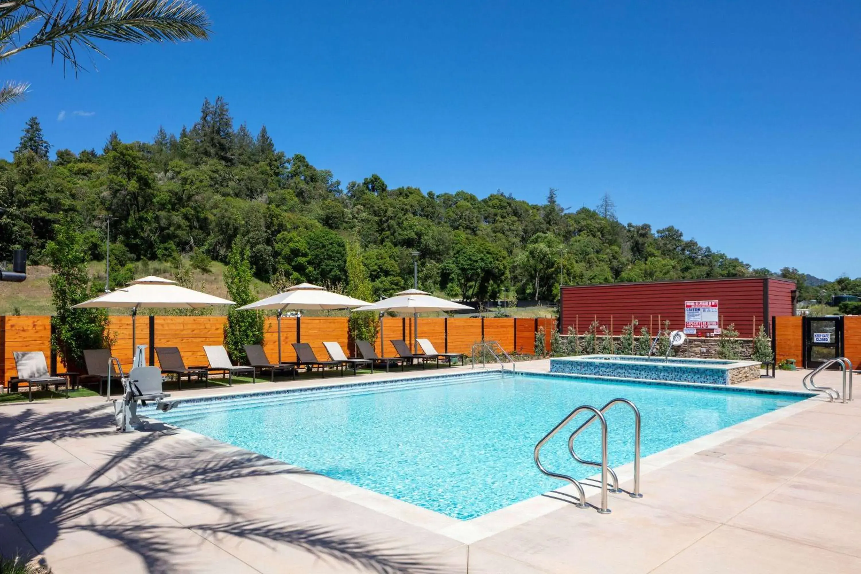 Pool view in Wyndham Garden Redwood Valley - Ukiah Pool view in Wyndham Garden Redwood Valley - Ukiah